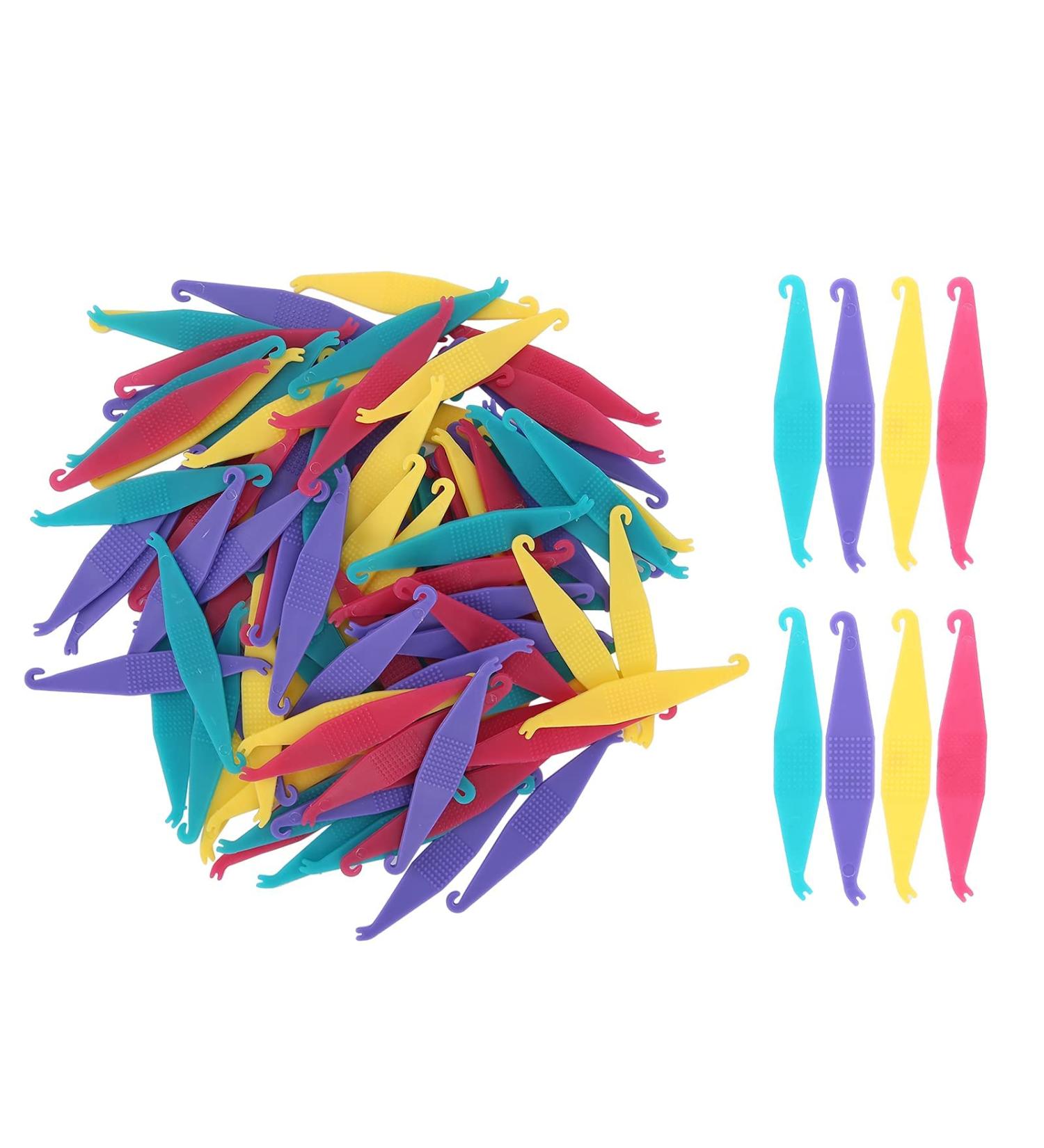 100pcs Braces Rubber Bands Placers - Disposable Plastic Orthodontic Elastics Hooks Tool for Effective Teeth Alignment - Buy Online on GoSupps.com