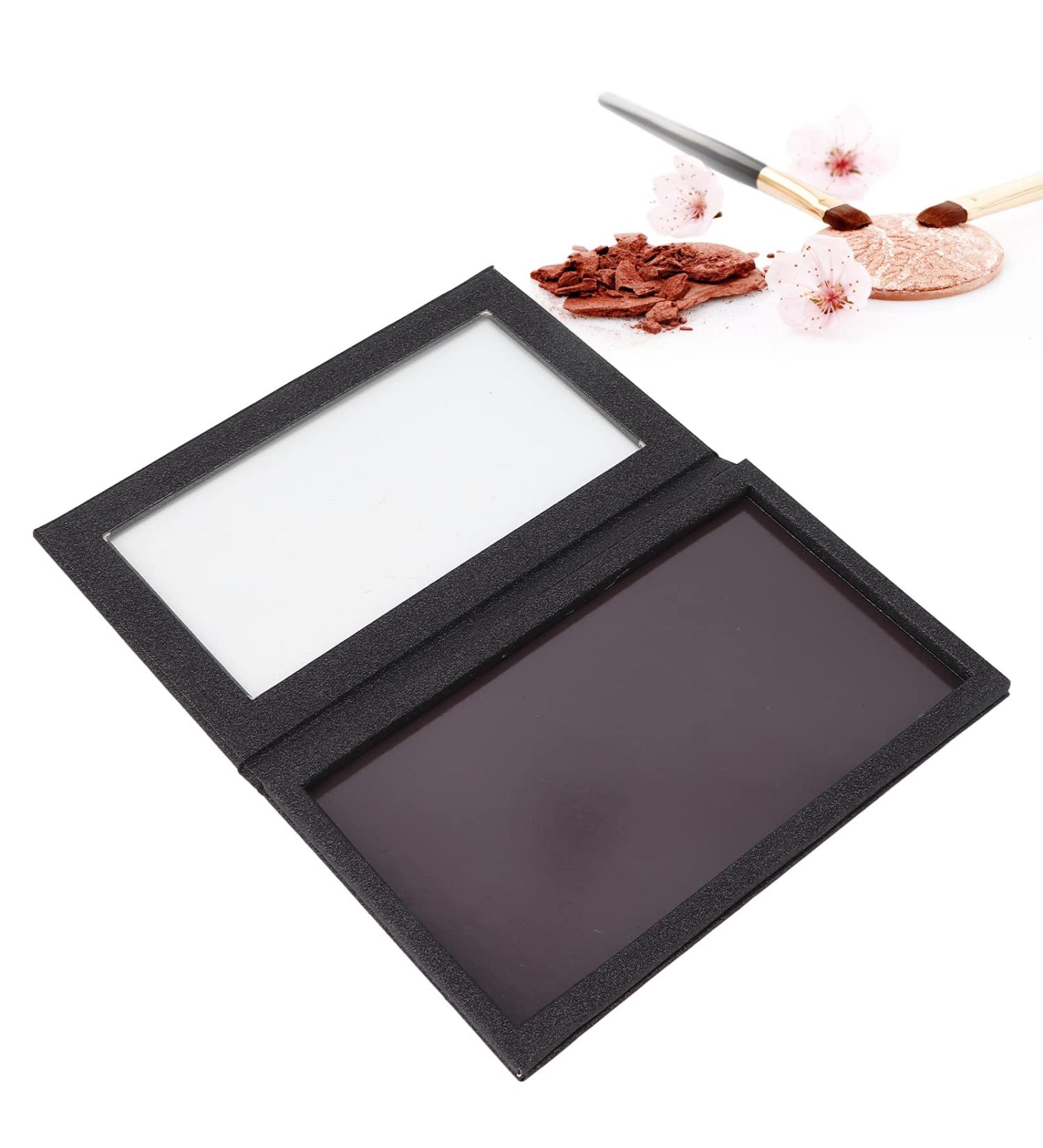 Empty Magnetic Makeup Palette - Portable Eyeshadow & Lipstick Organizer with Clear Top | Best for International Shipping - Buy Online on GoSupps.com