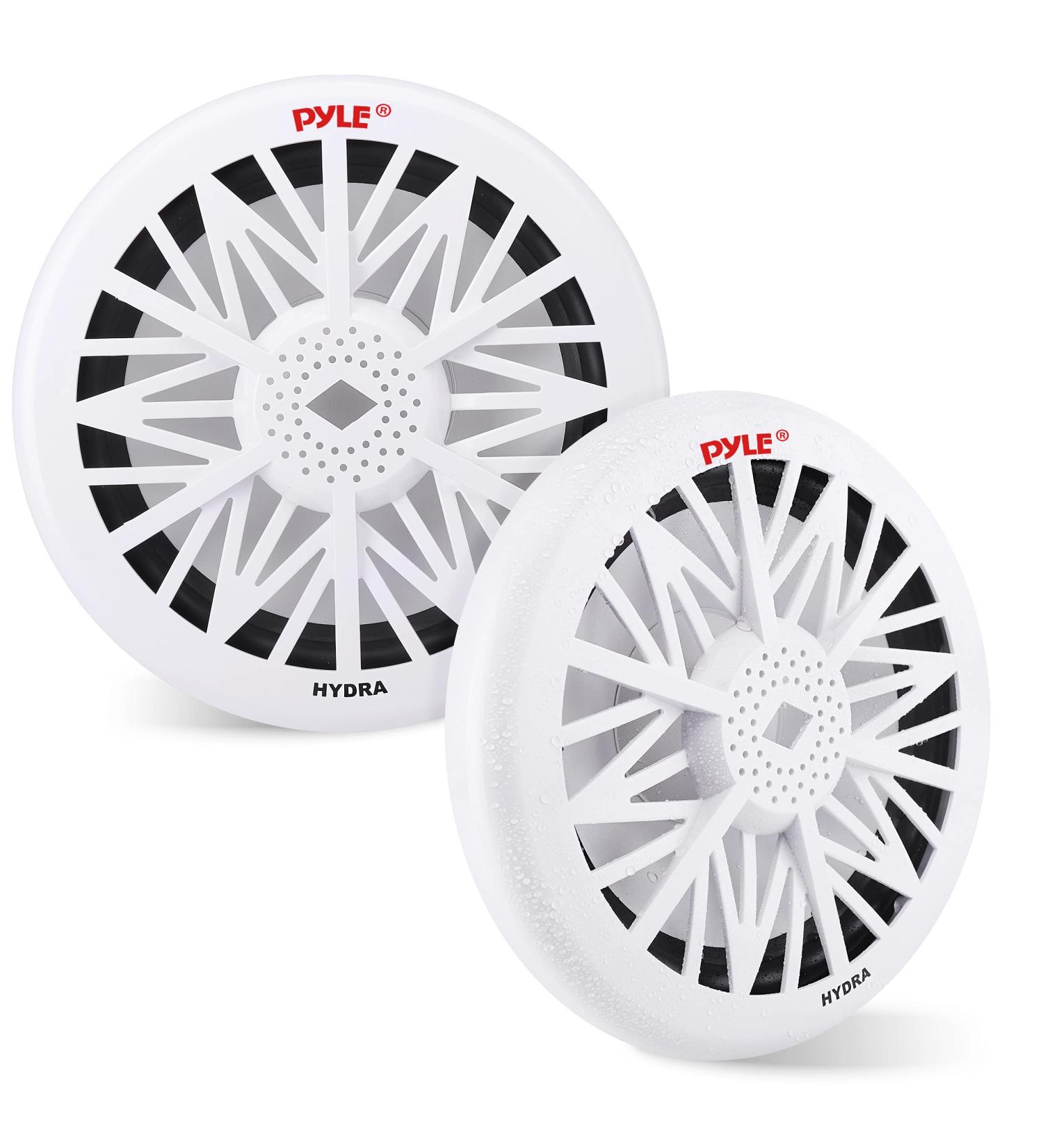 Pyle 10-Inch Outdoor Marine Subwoofer - 500W Single White Waterproof Bass Speaker for Boat Stereo System - PLMRW10 - Buy Online on GoSupps.com