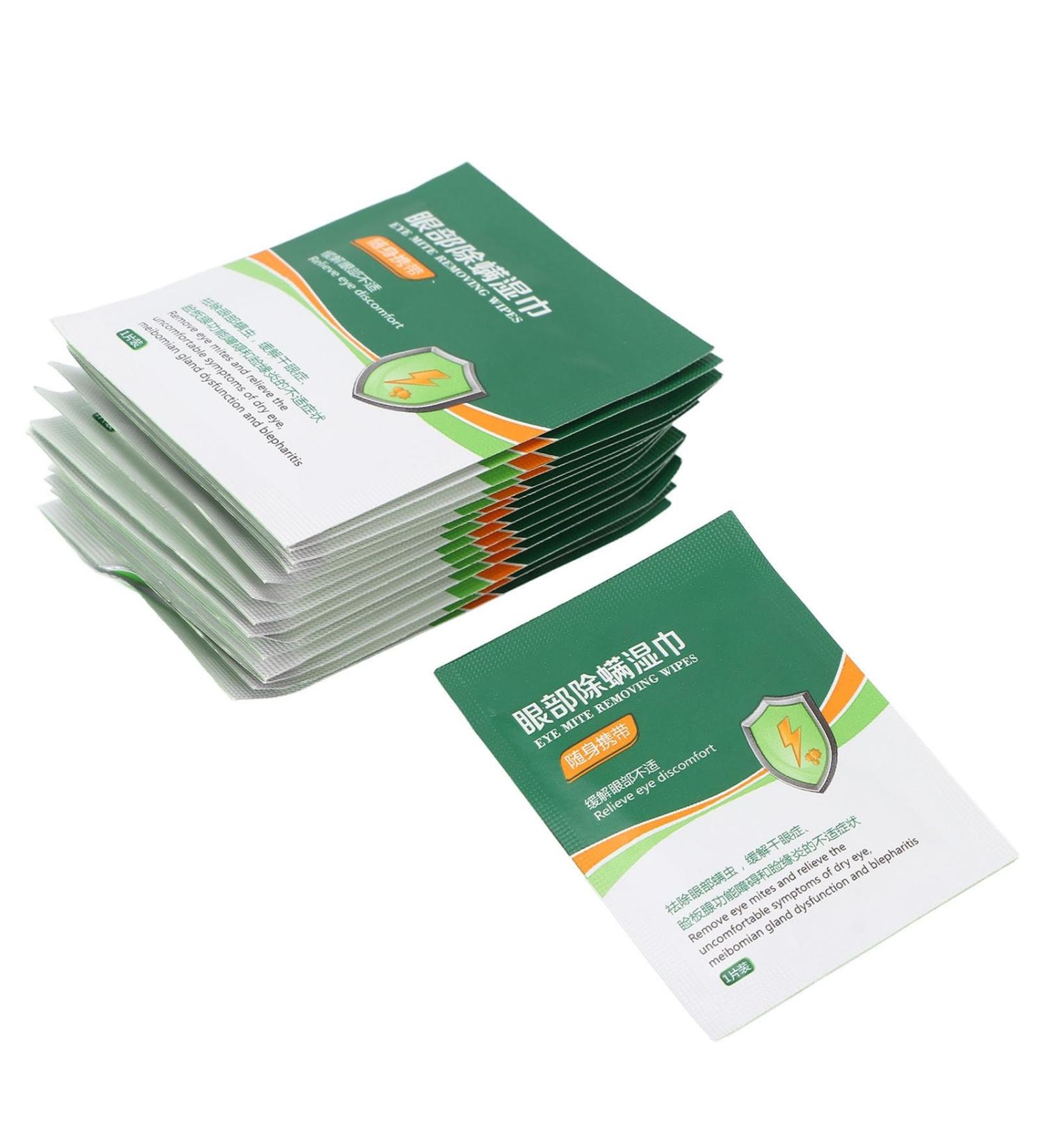 15-Pack Tea Tree Oil Eyelid Wipes | Relieve Eye Strain & Cleanse Dry Itchy Eyes - International Shipping - Buy Online on GoSupps.com