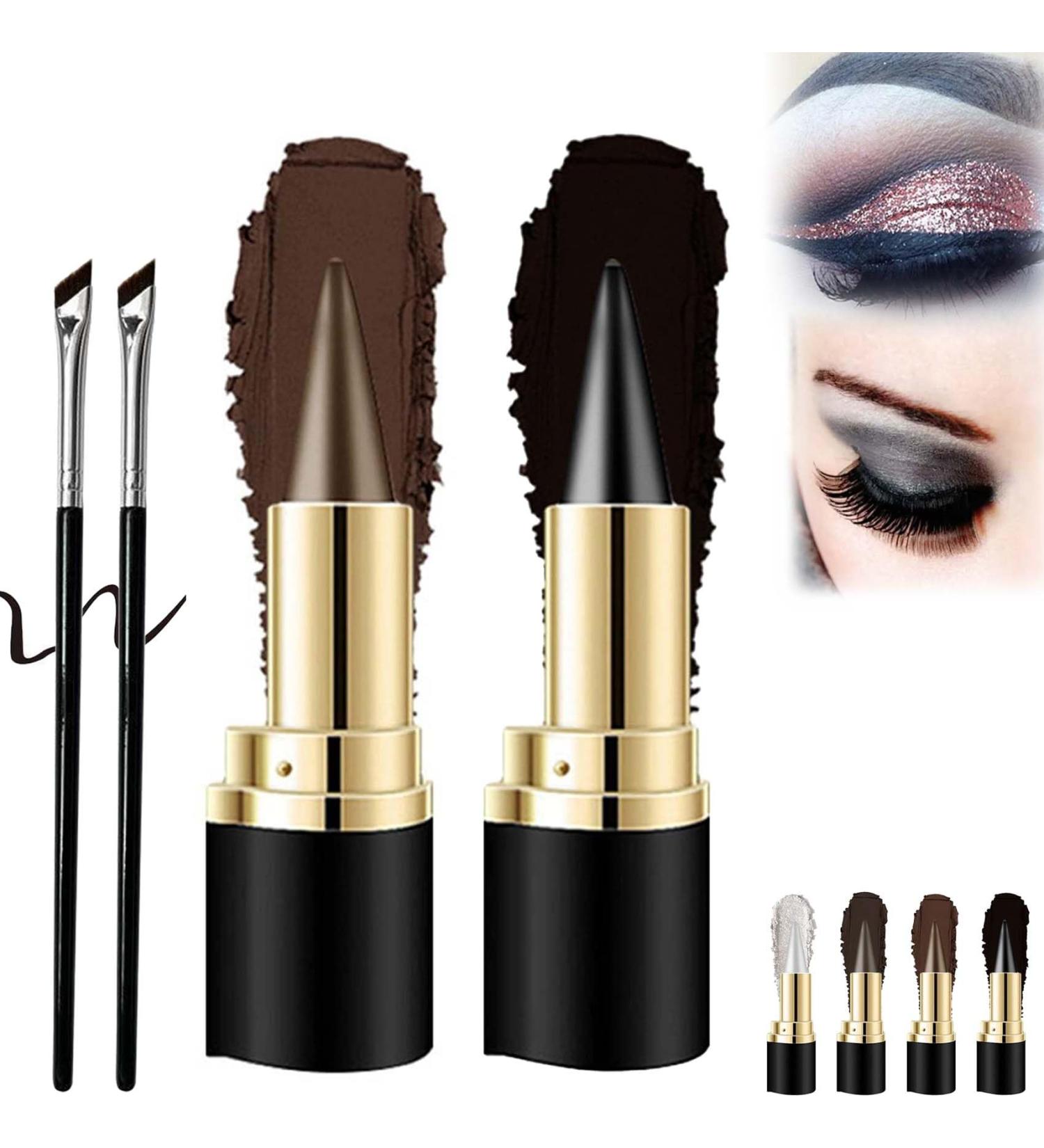 Ayky Long Wear Gel Eyeliner Natural Black Eyeliner Cream Waterproof Viral profession Eyeliner Pen Gel - Quick Drying Formula Eye Liner Eye Liner Waterproof Smudge Proof (2pcs-E) - Buy Online on GoSupps.com