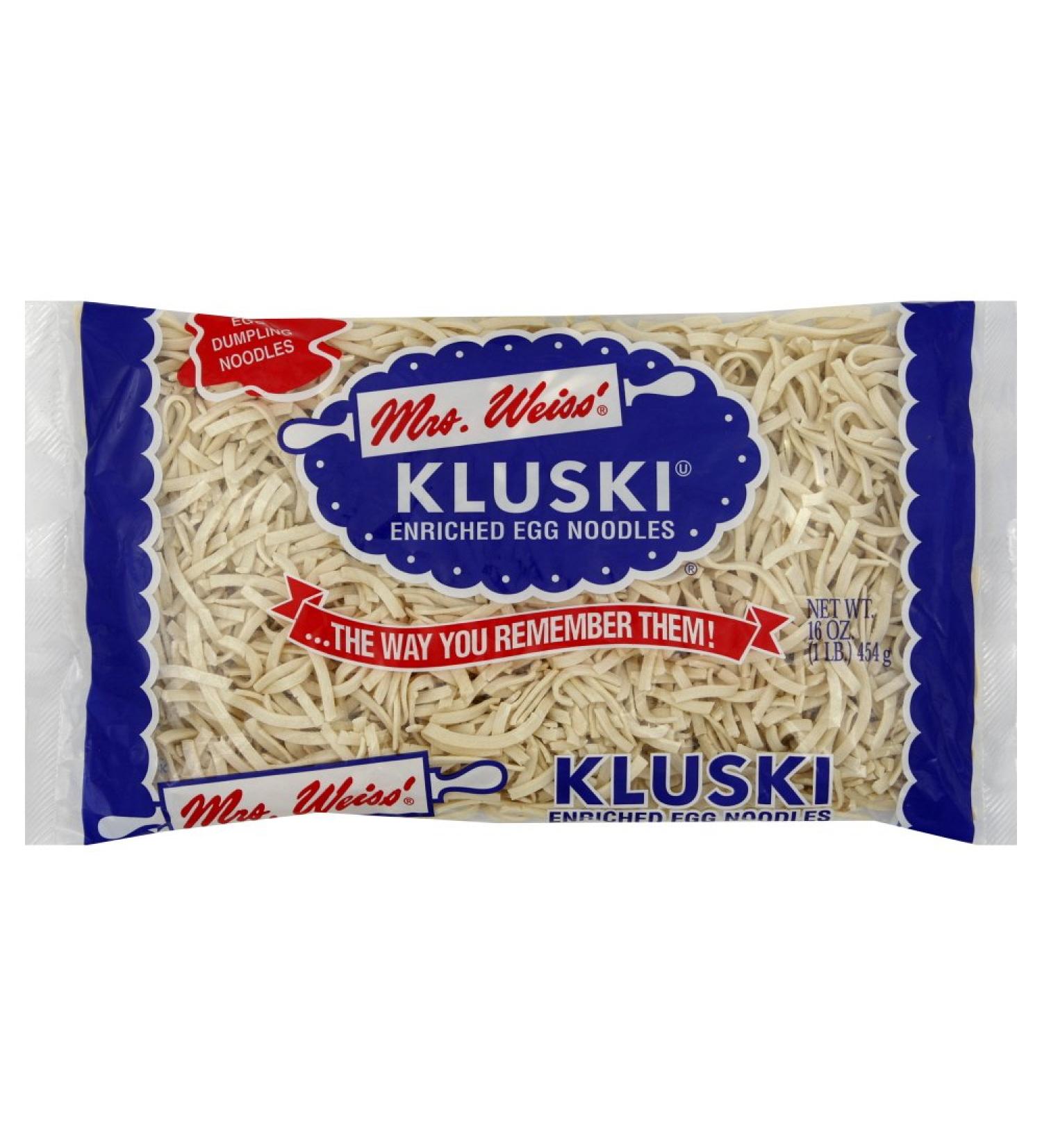 Mrs. Weiss Kluski Egg Noodle 16.0 OZ(Pack of 2)