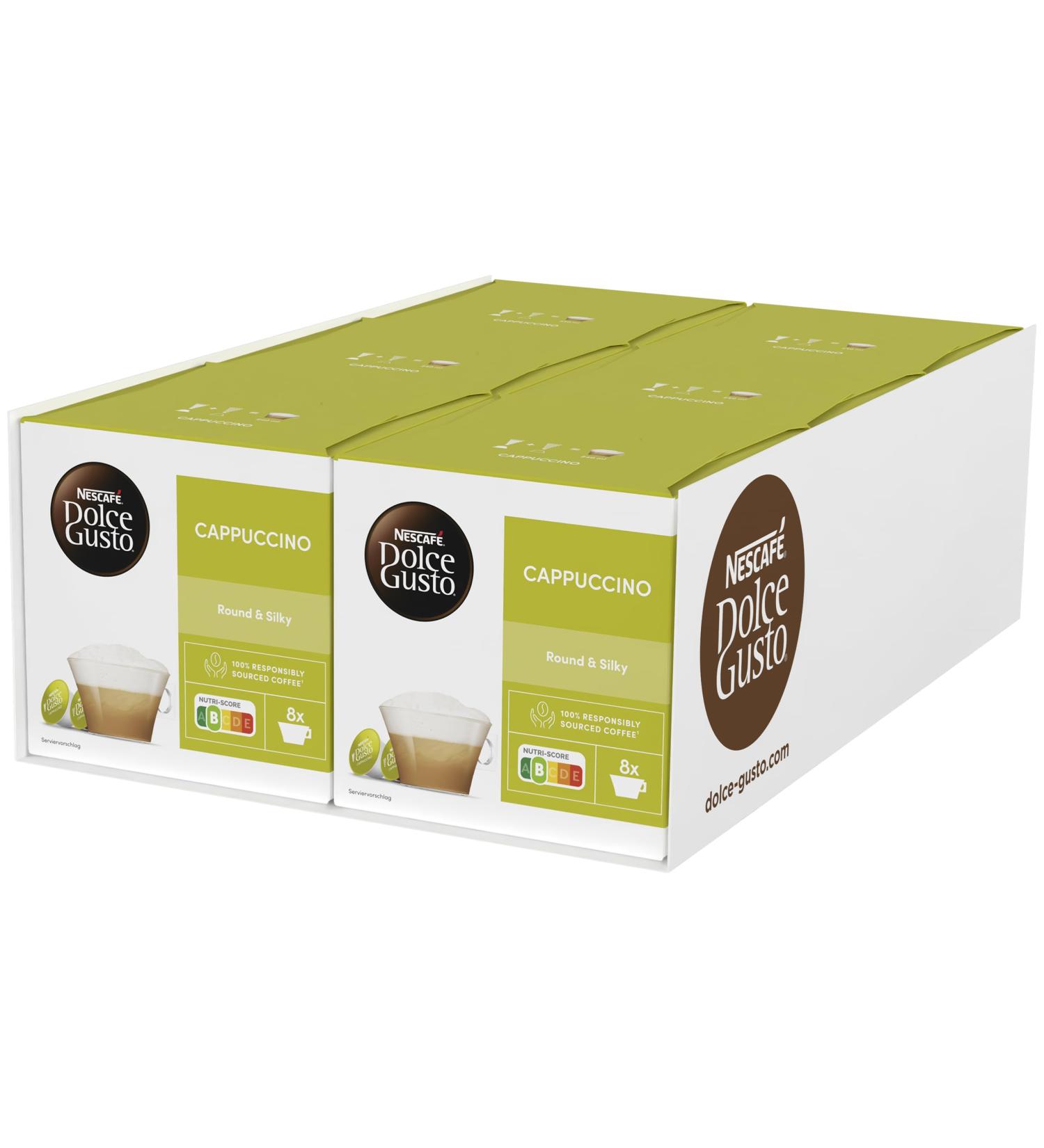  NESCAFE DOLCE GUSTO NESCAF DOLCE GUSTO Cappuccino Coffee Capsules - 6 Boxes of 16 Capsules - Buy Online on GoSupps.com