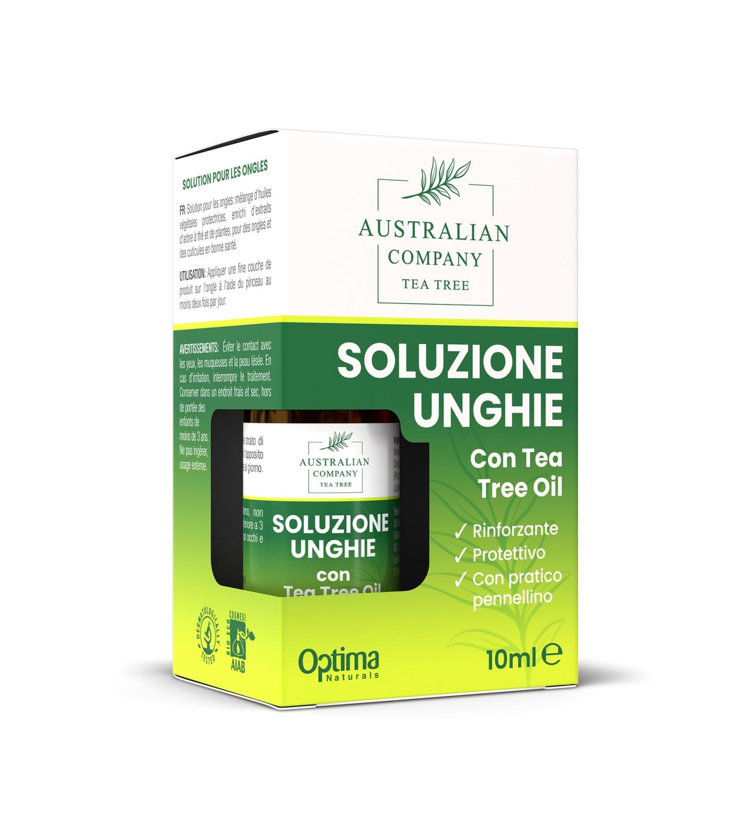 Tea tree nail solution from the Australian company 10 ml - Buy Online on GoSupps.com