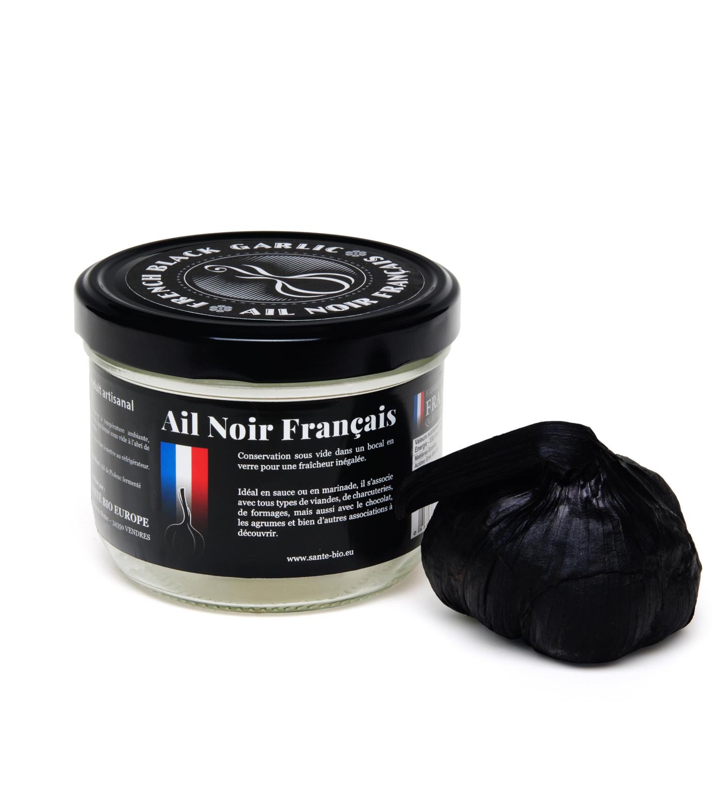 French Black Garlic - T te d'Ail Noir Fran ais de Piolenc - Ingr dient Culinaire de Prestige - Antioxydant Naturel Riche en Vitamines et Oligo- l ments - 80 Grammes - Buy Online on GoSupps.com