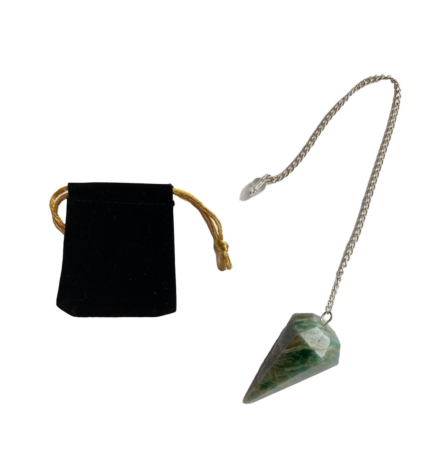 Shop Amazon Naturstein Pendulum | Hexagonal Vintage Crystal Pendulum for Wishing Chakra Reiki & Wicca Meditation - Buy Online on GoSupps.com