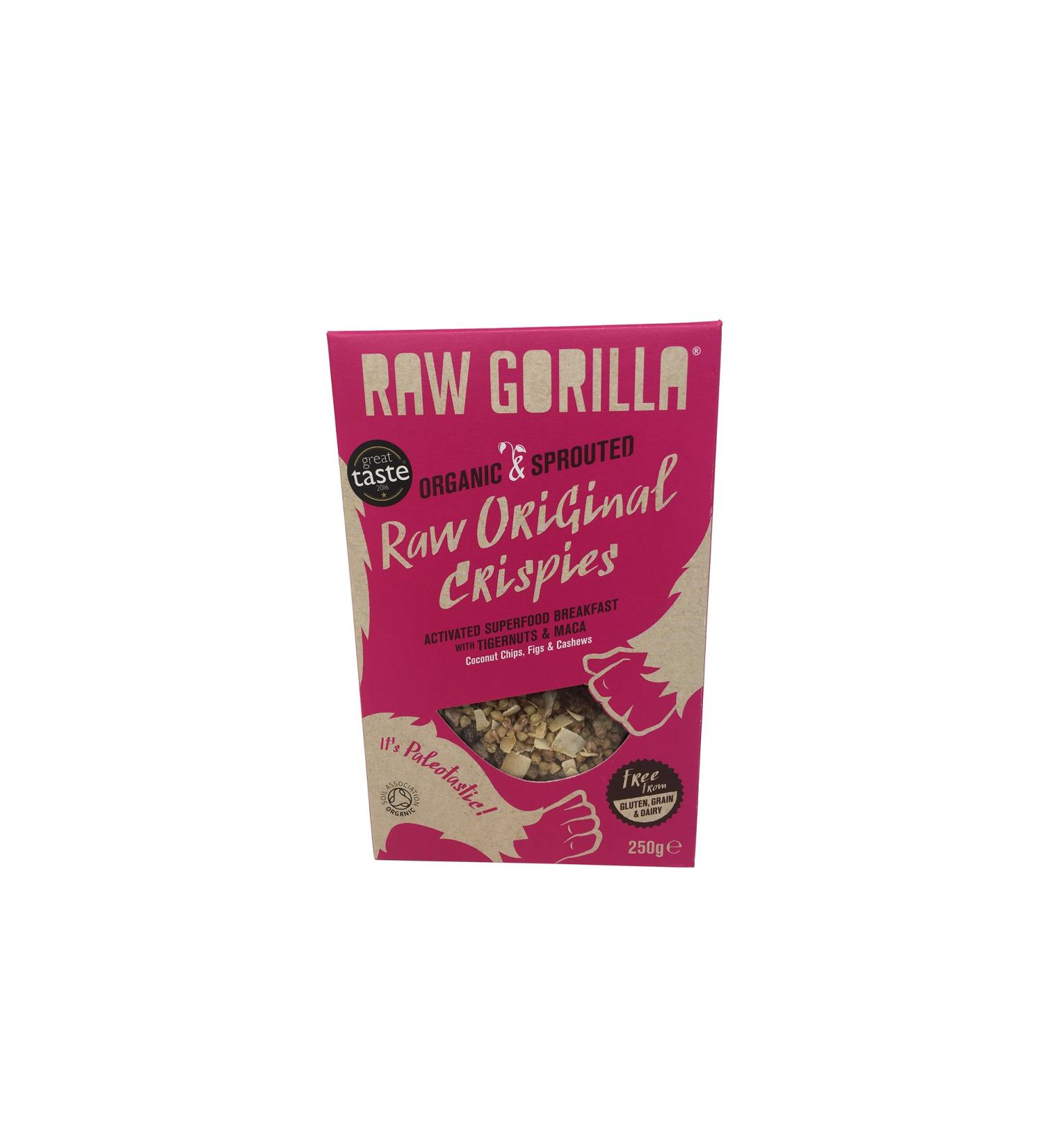 Raw Gorilla Raw Original Crispies 250 g - Buy Online on GoSupps.com