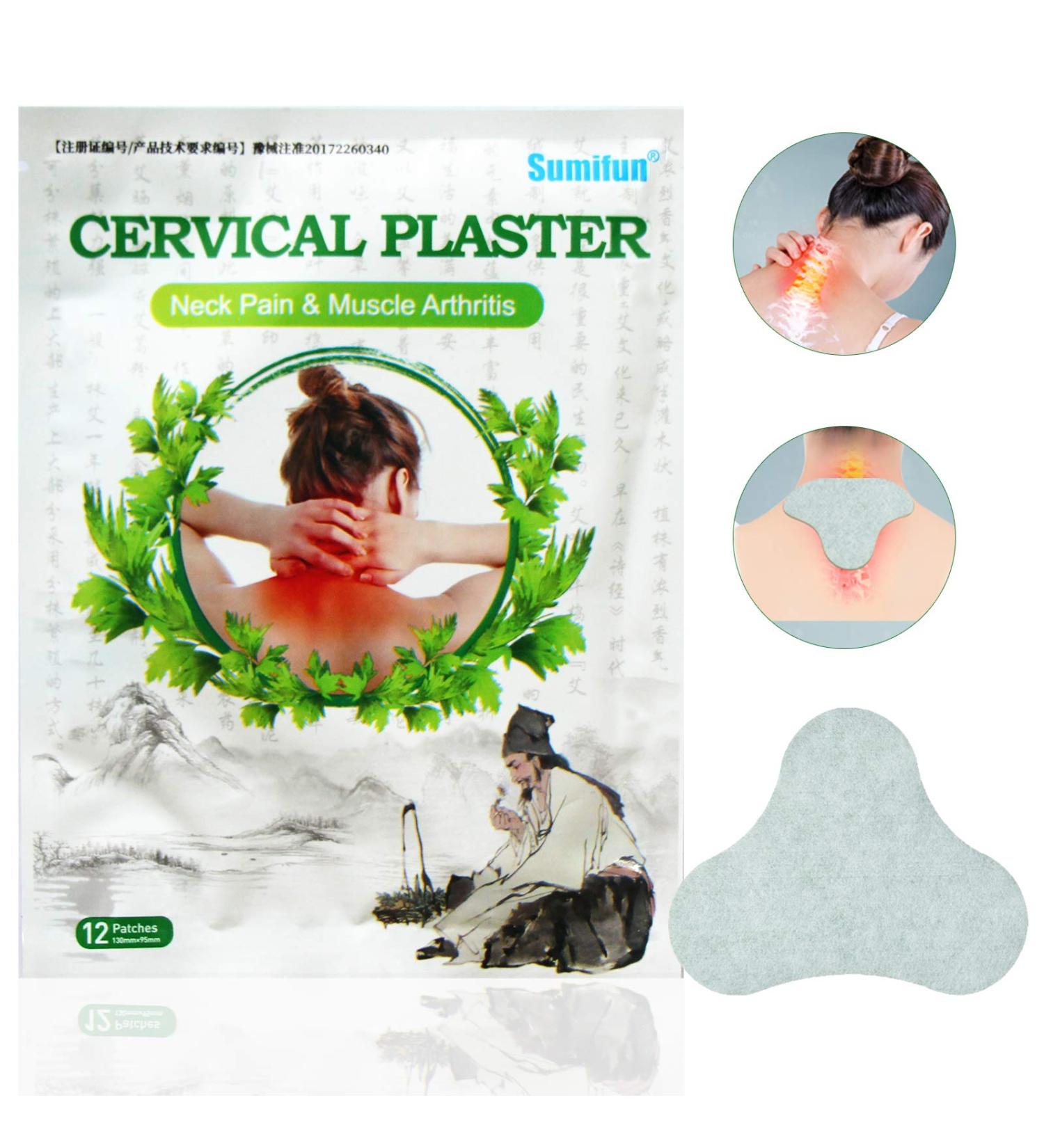 24 Heat Relief Patches for Neck & Shoulder Pain Fast-Acting Warm Pain Relief Solution | International Shipping - Buy Online on GoSupps.com