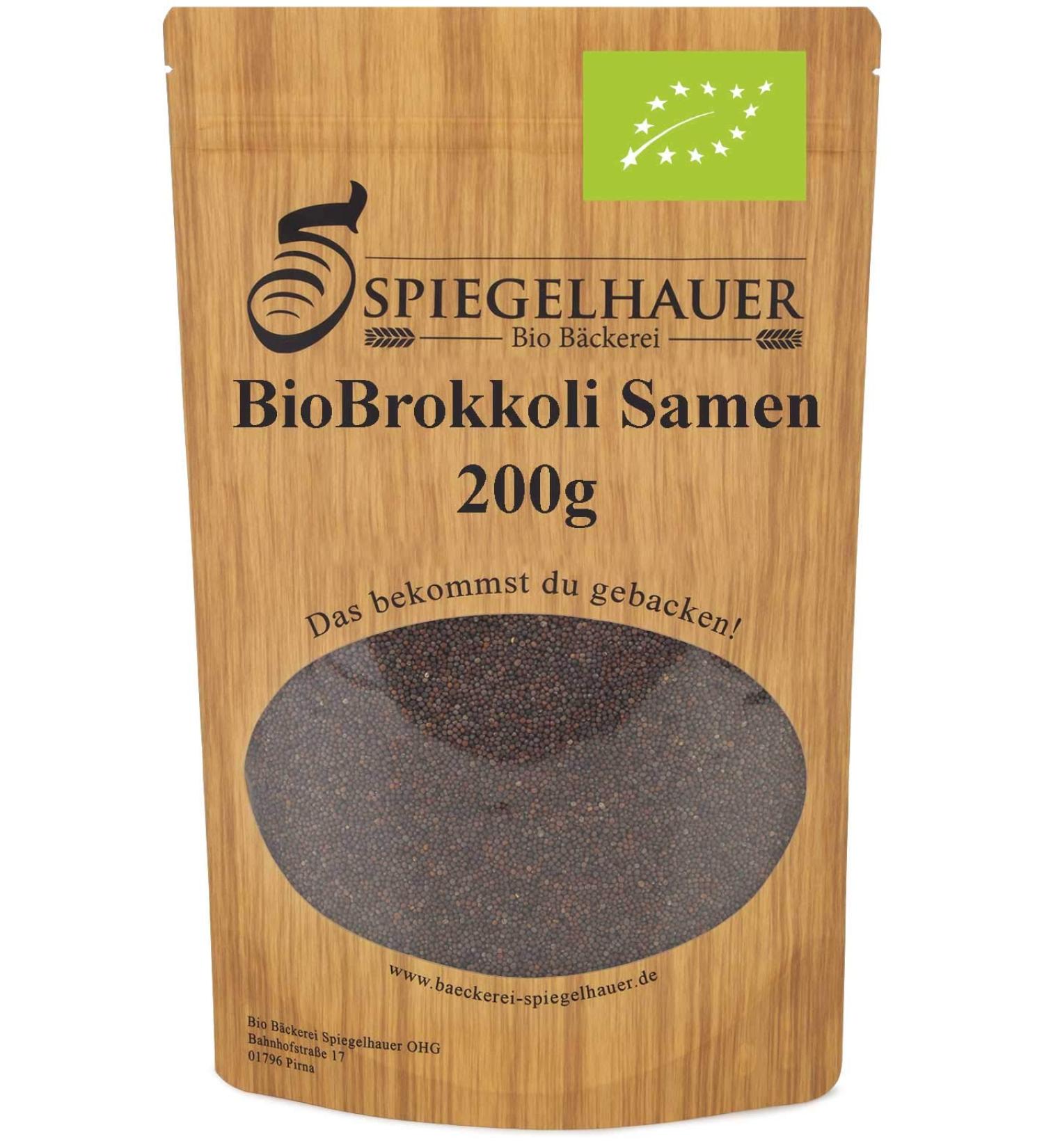 Organic Broccoli Sprouts 200g | Premium Broccoli Seeds for Growing Healthy Sprouts - Fast International Shipping - Buy Online on GoSupps.com