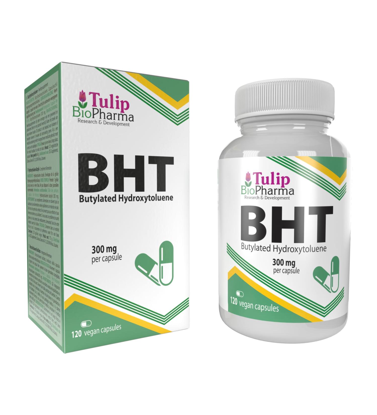 BHT (Butylated Hydroxytoluene) 300mg 120 Vegan Anti-Aging & Antioxidant Capsules Immune System Booster Third Party Tested in Laboratory High Strength Supplement - Buy Online on GoSupps.com