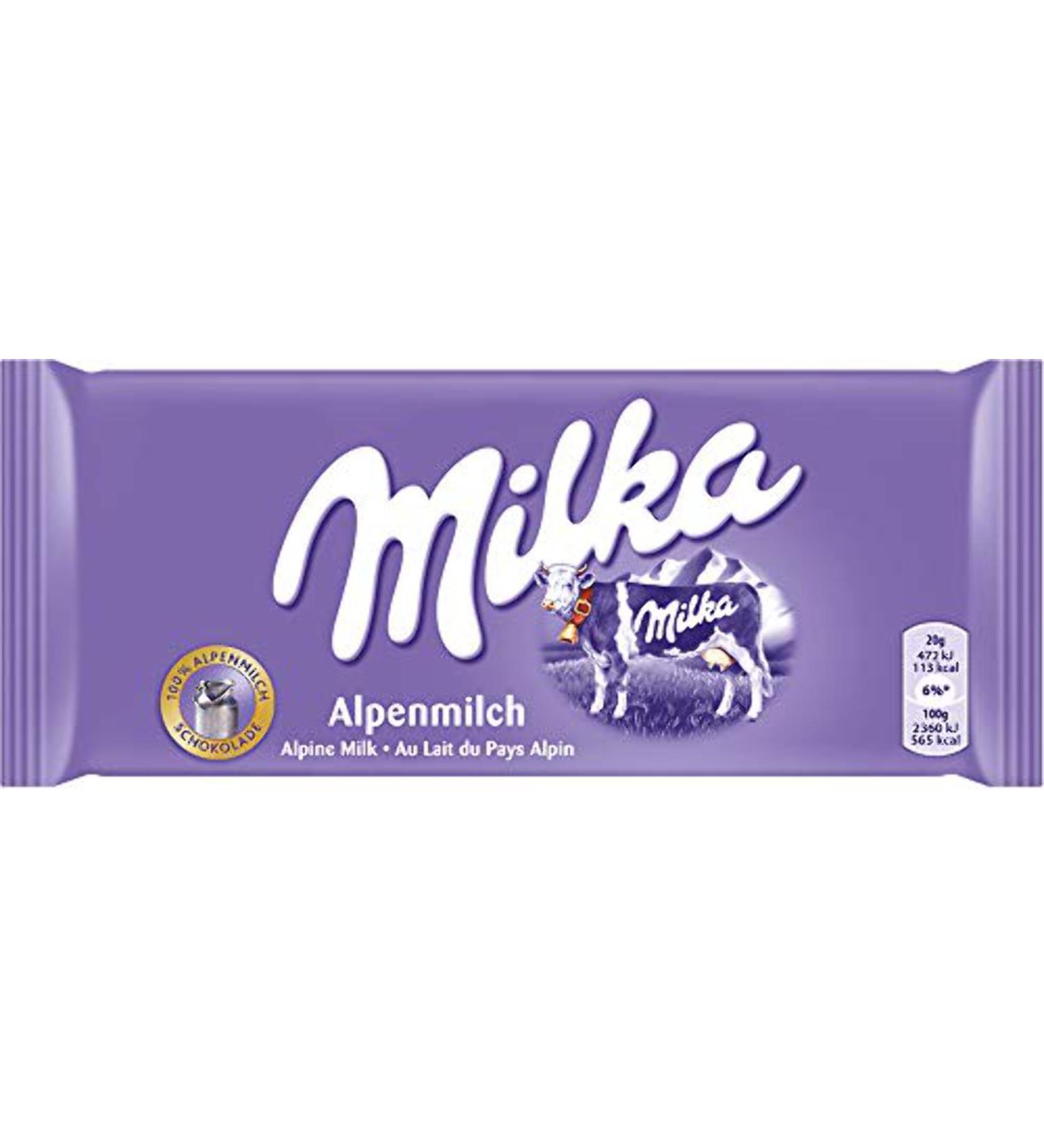 Milka Milka Alpine milk 100g - Buy Online on GoSupps.com