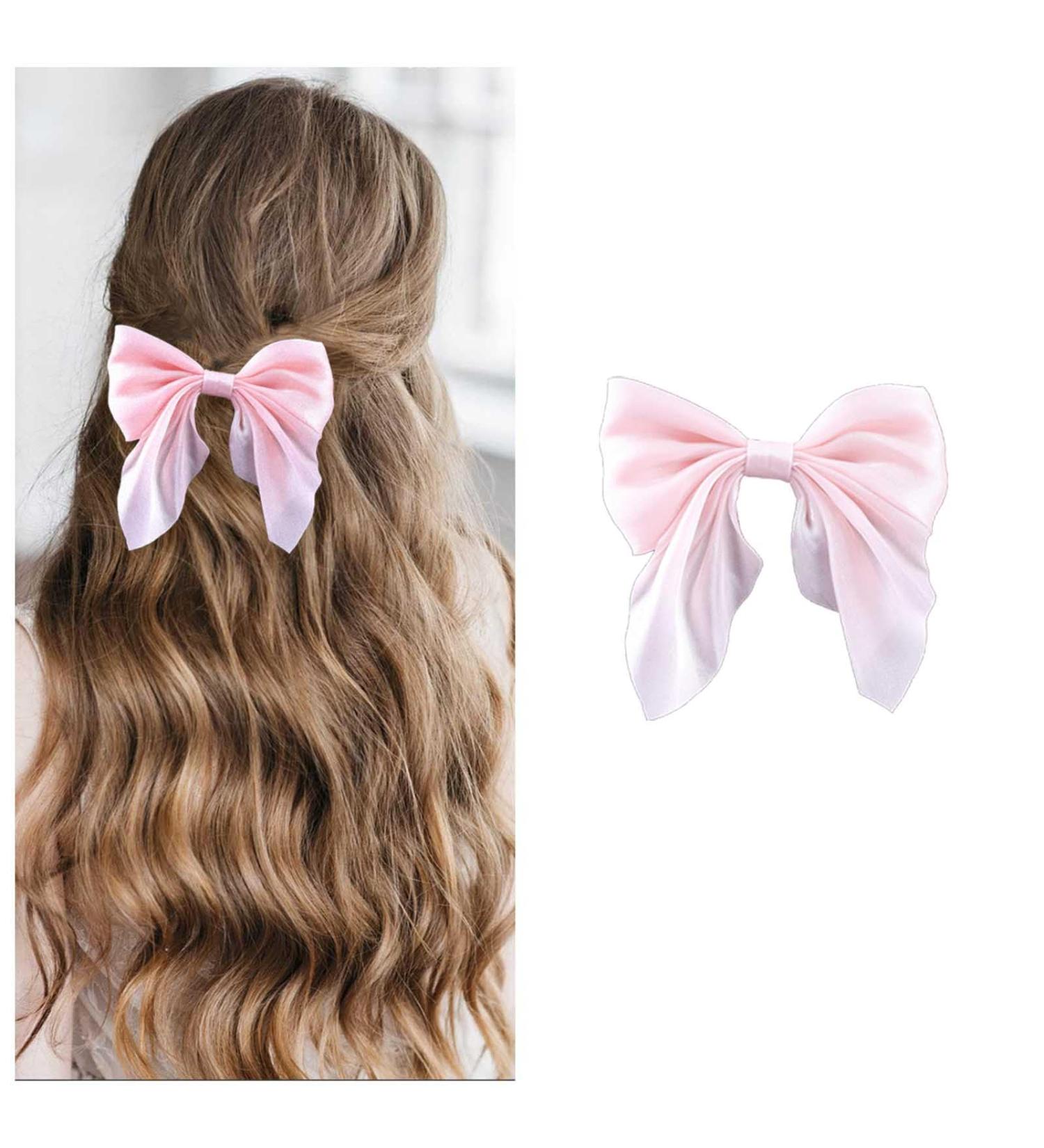 Cimenexe Bohemian Pink Loop Hair Clips | Large Hair Barrettes for Women & Girls | Stylish Hair Accessories - Buy Online on GoSupps.com