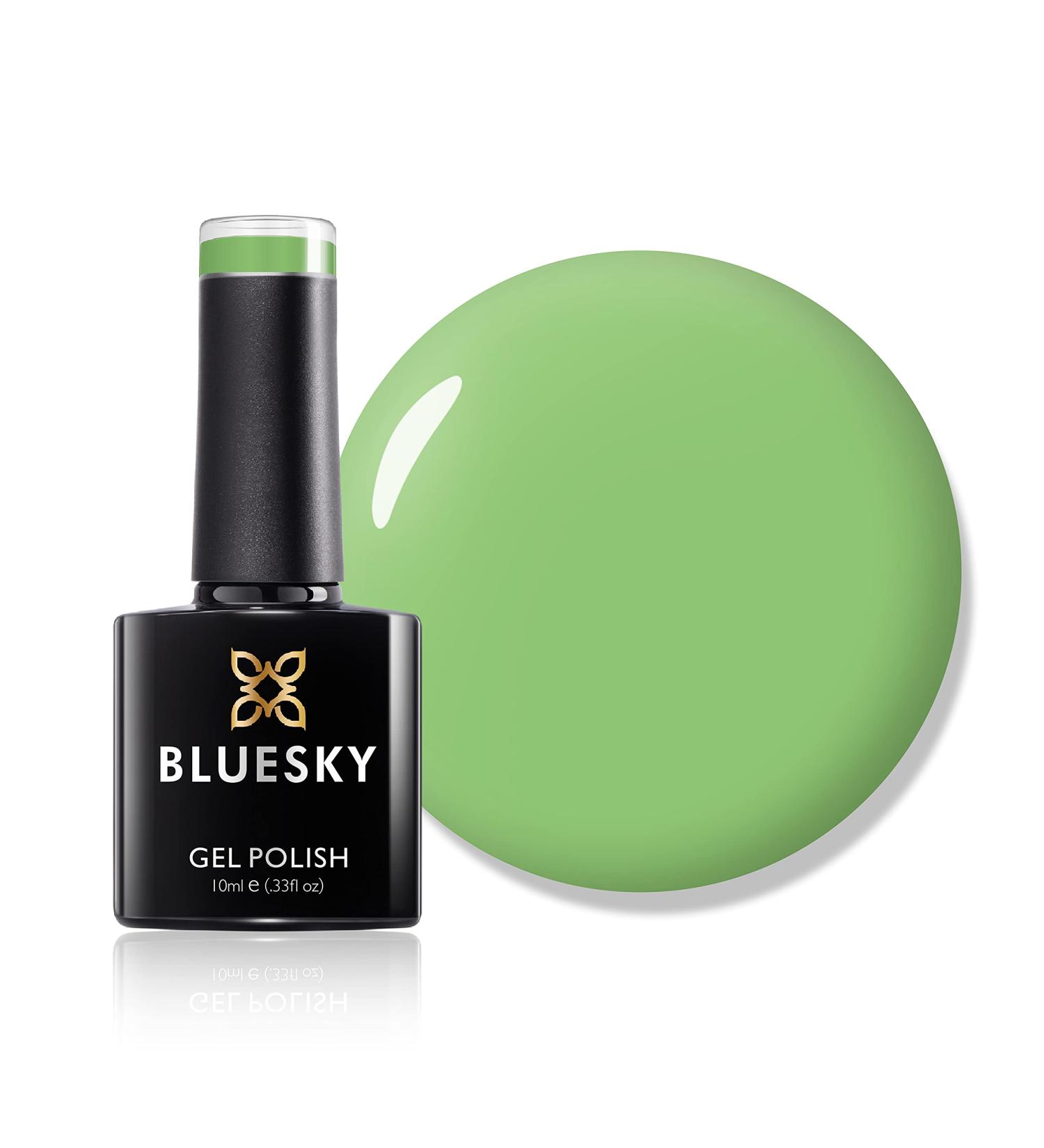 Bluesky Gel Nail Polish Lush Tropics 80579 Bright Green Long Lasting Chip Resistant 10 ml (Requires Drying Under UV LED Lamp) - Buy Online on GoSupps.com