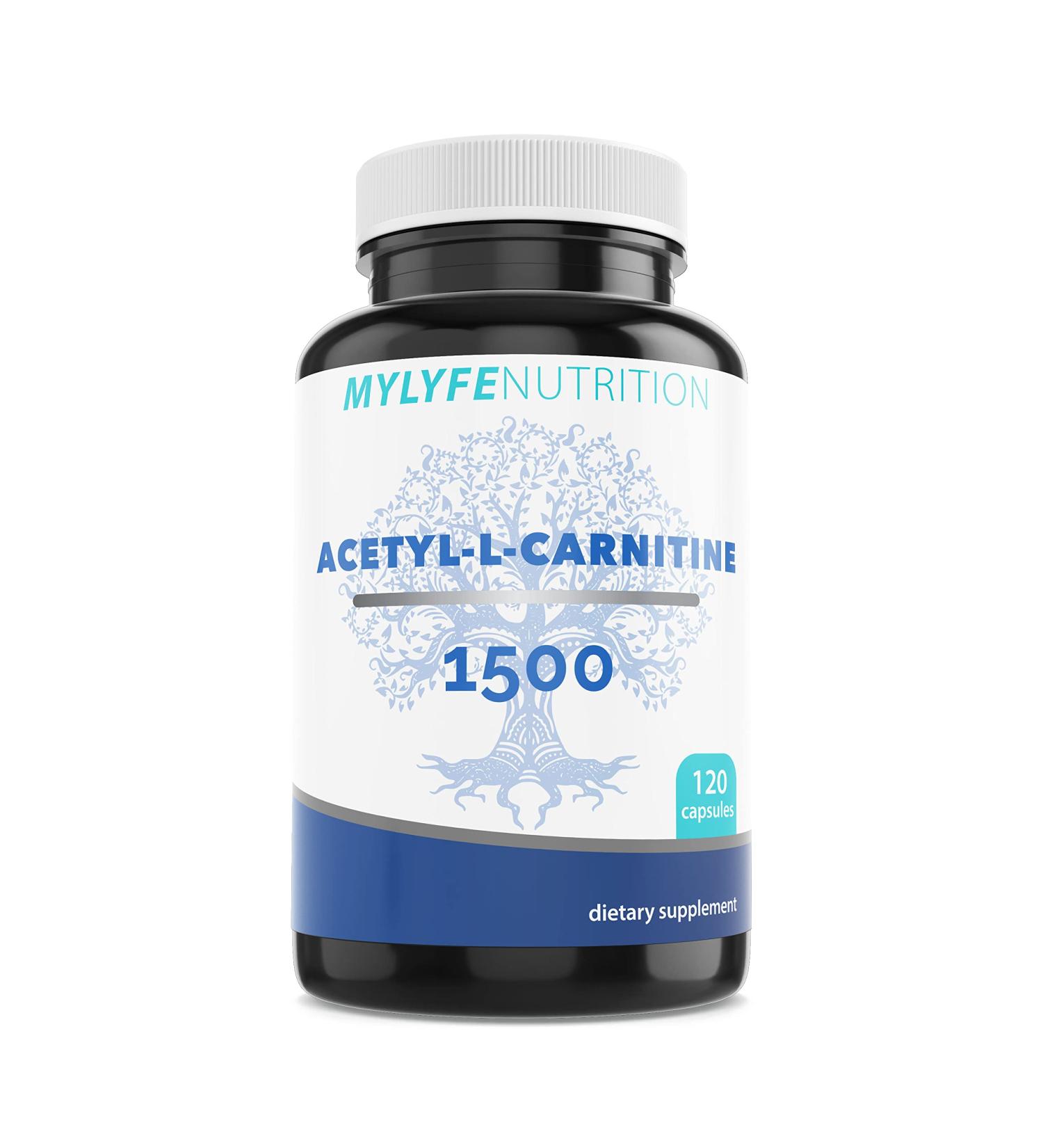Lyfe Nutrition Acetyl L-Carnitine 1500mg Capsules - Energy Management Supplement for Men and Women - Non-GMO, Gluten-Free - Metabolism Support - 120 Veggie Capsules - Buy Online on GoSupps.com