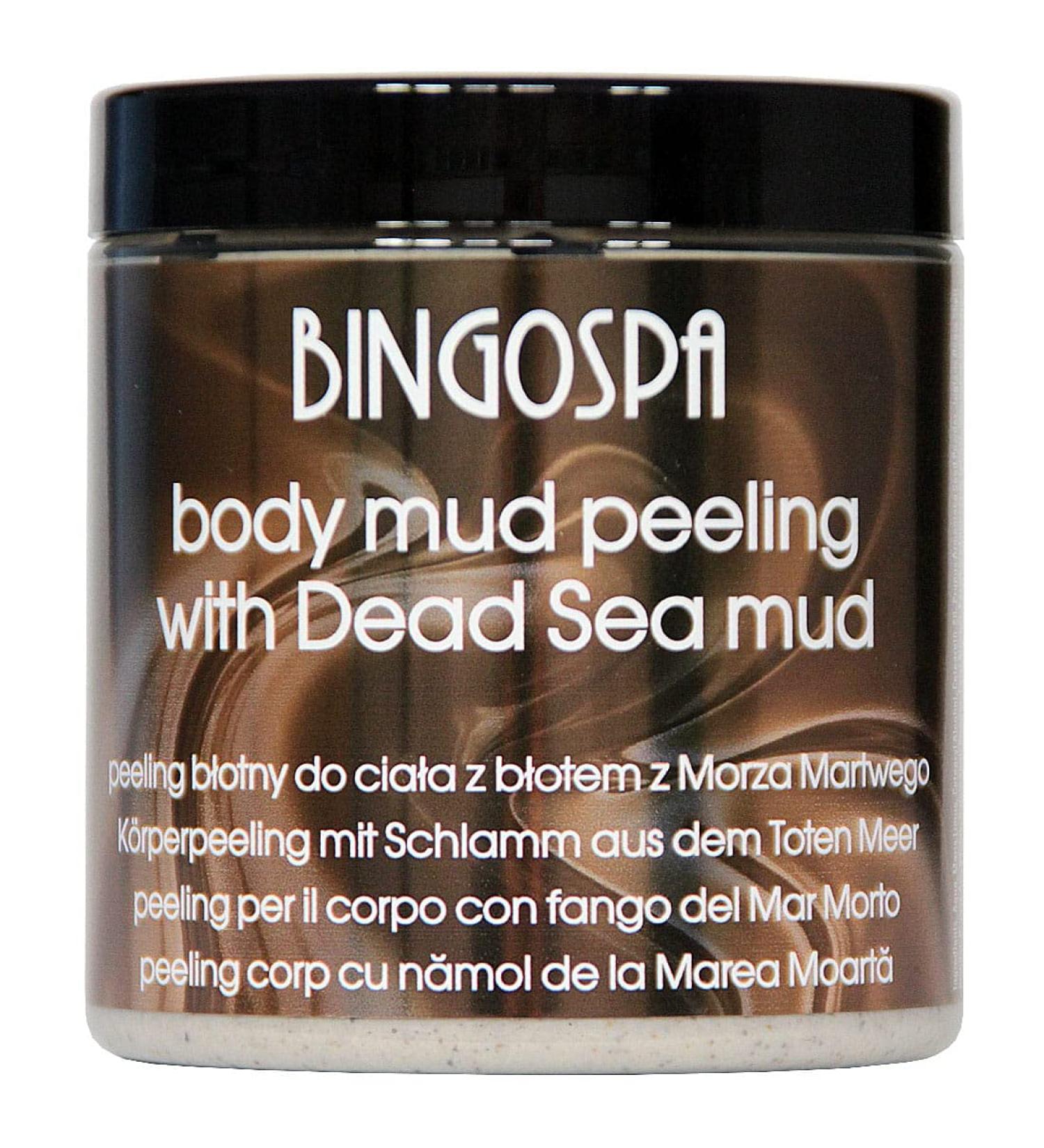Dead Sea Mud Body Scrub for Oily Skin Cellulite & Stretch Marks - 250g BINGOSPA | International Shipping - Buy Online on GoSupps.com