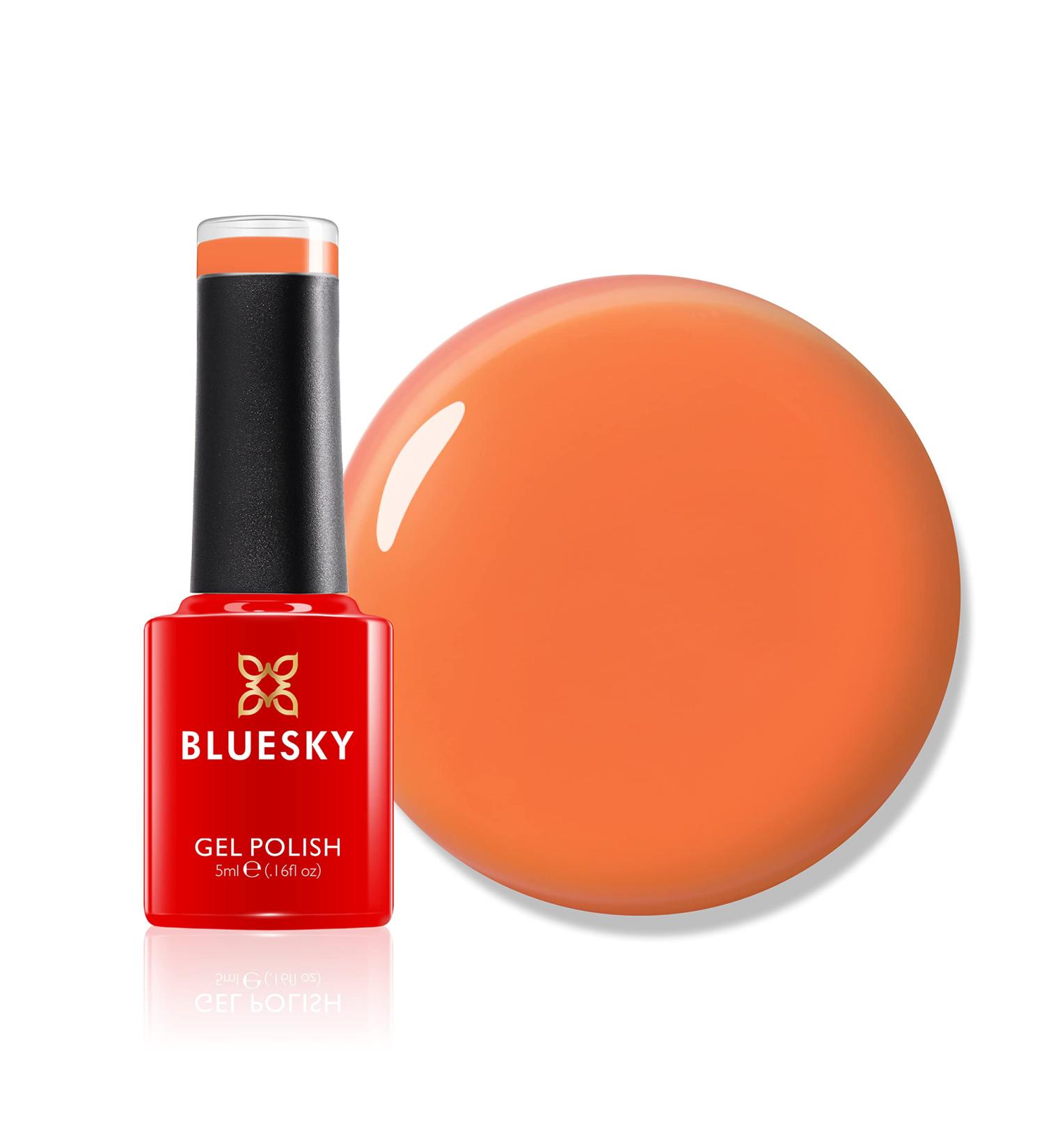 BLUESKY Gel Nail Polish Some Like It Hot SS2319 Orange Long Lasting Chip Resistant 5 ml Requires Drying Under UV LED Lamp - Buy Online on GoSupps.com