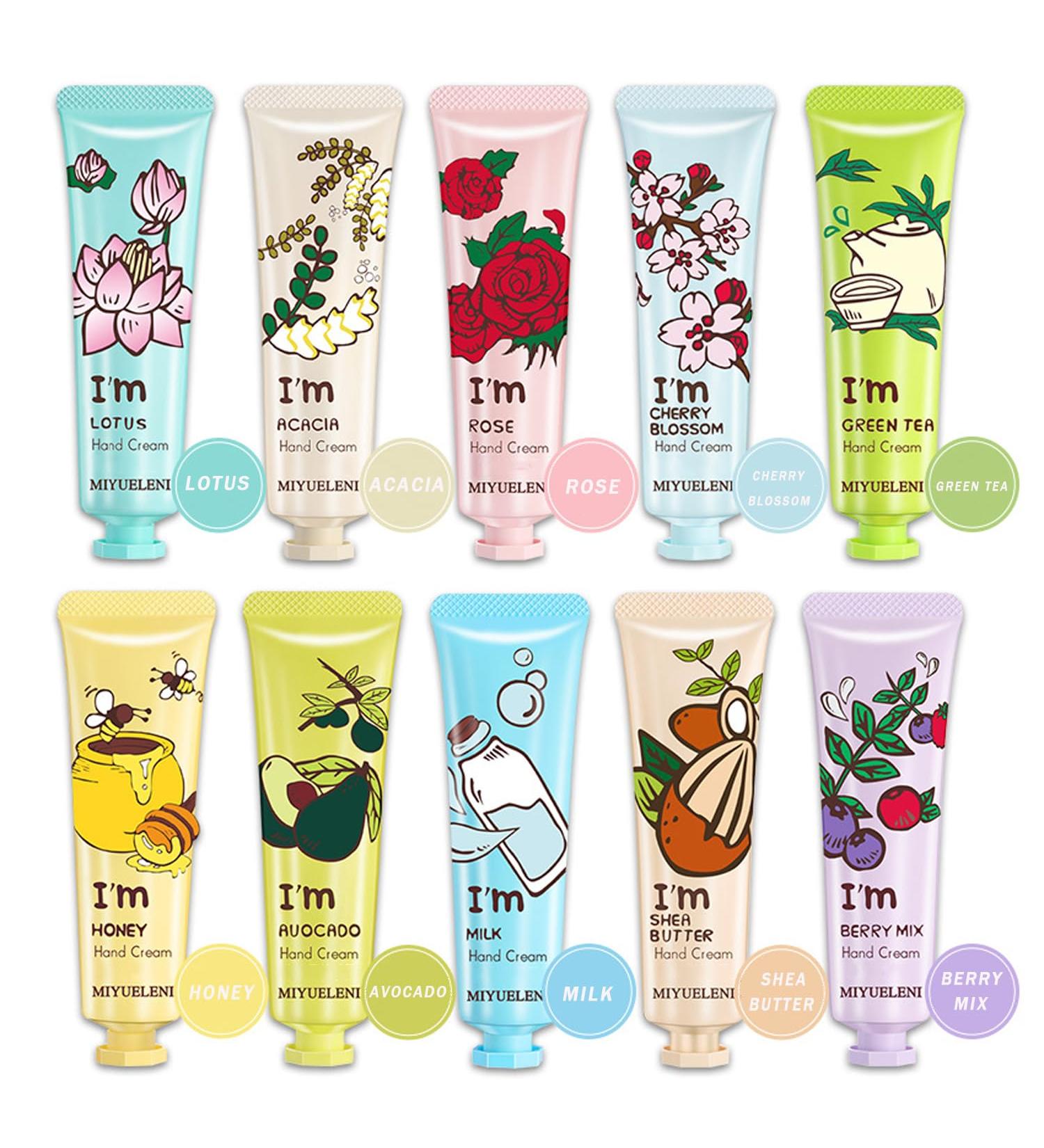 10 Pack Hand Cream Bulk | Perfect Gifts for Women & Teens | Natural Fragrance Moisturizing Lotion for Bridesmaids & Party Favors - Buy Online on GoSupps.com