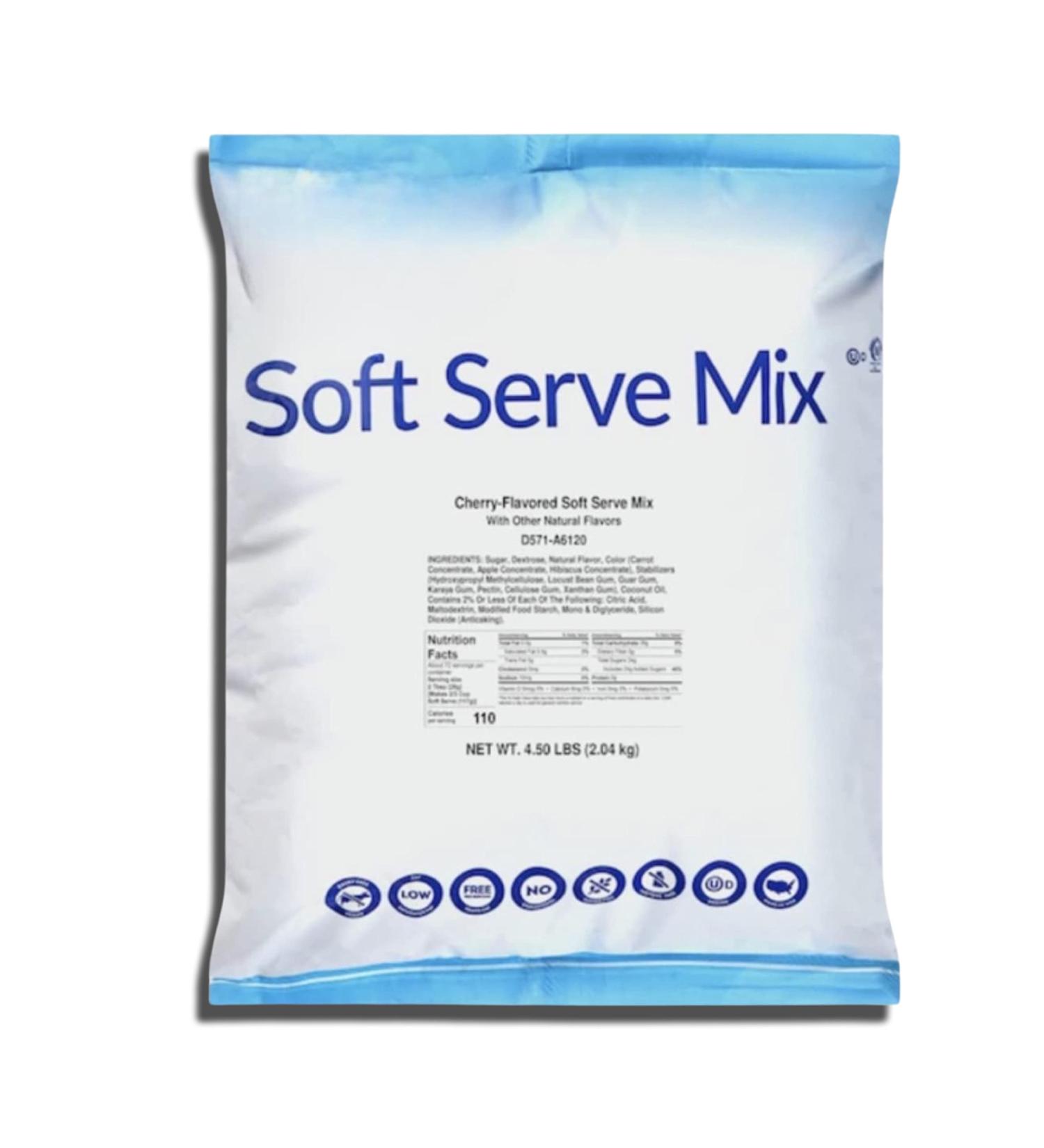Cherry Soft Serve Mix | 4.5 Pound Bag - Buy Online on GoSupps.com