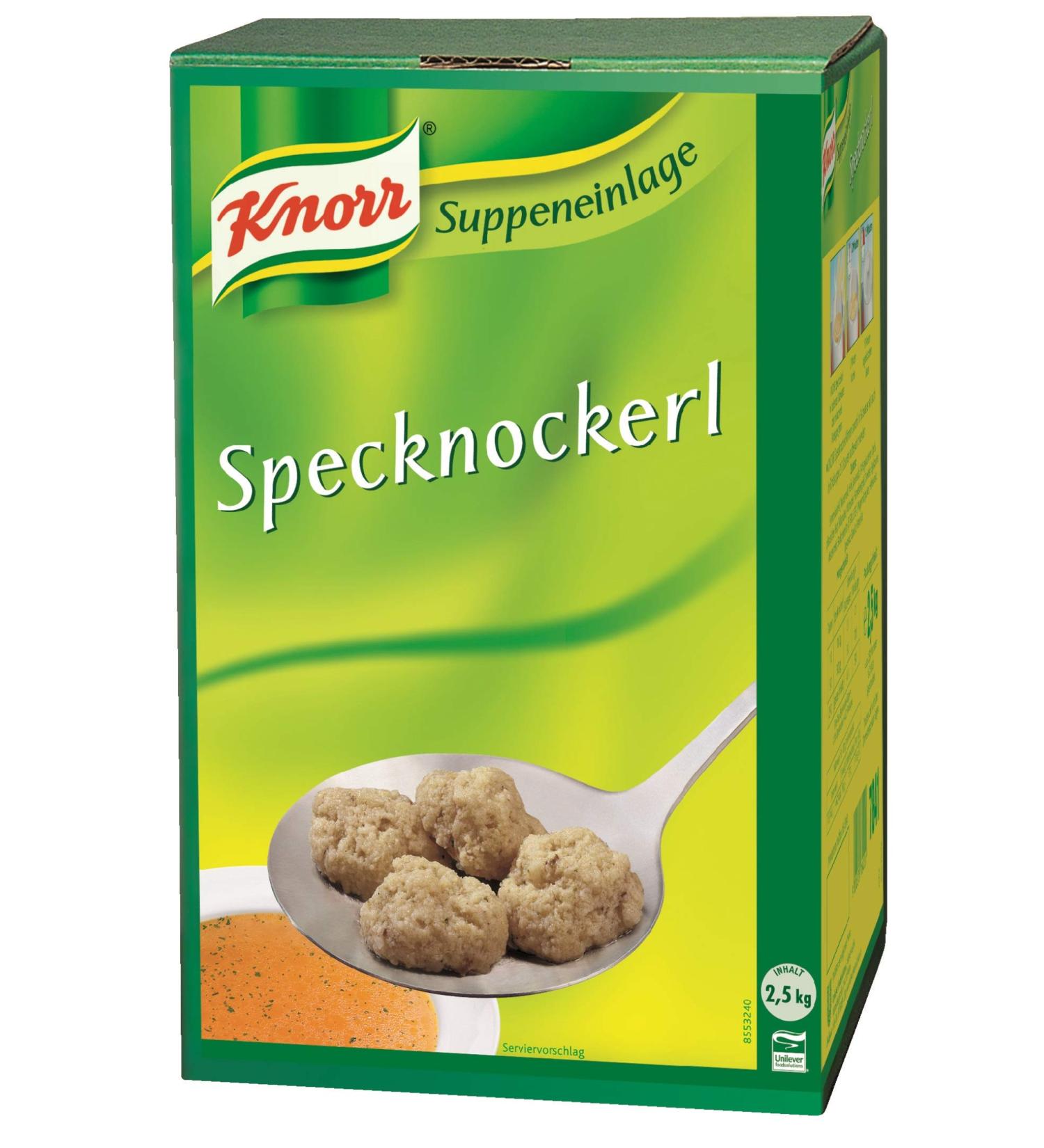 Knorr Specknockerl - Authentic Pre-Formed Bacon Dumplings 2.5kg | International Shipping Available - Buy Online on GoSupps.com