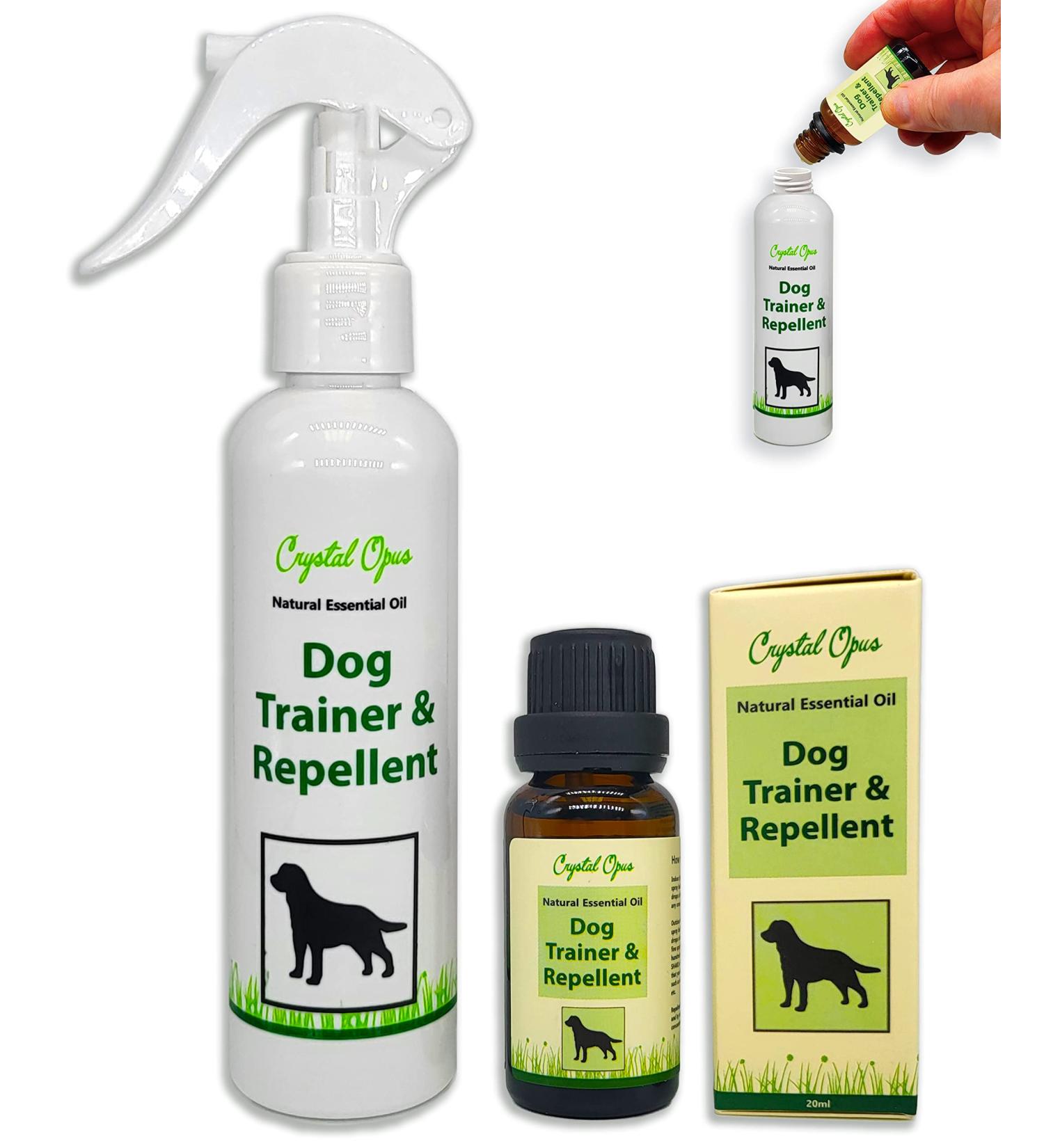 100% Natural Dog Trainer & Repellent Spray - Stops Chewing, Digging & Fouling - Safe for Adult Dogs & Puppies - Indoor & Outdoor - Makes 40+ Bottles - Buy Online on GoSupps.com