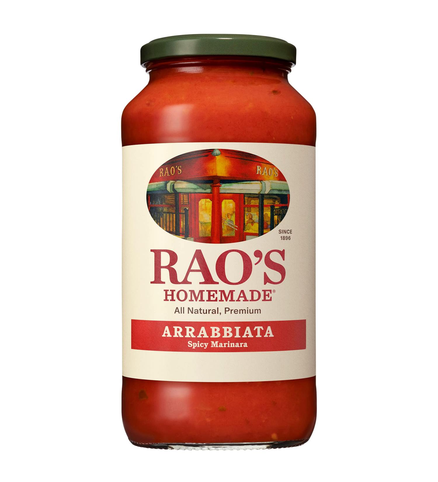 Rao's Homemade Arrabbiata Sauce 24 oz - Spicy Tomato Sauce - Premium Quality, Keto Friendly Pasta Sauce - Buy Online on GoSupps.com