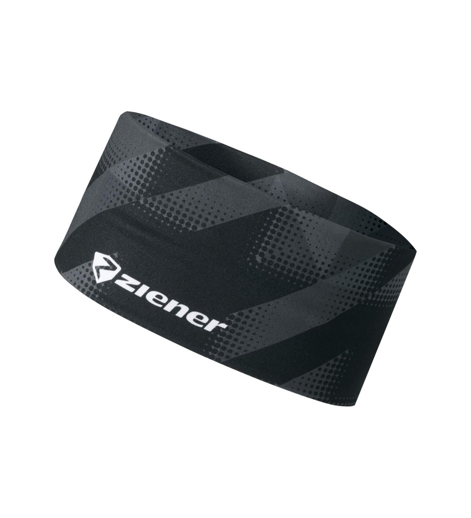 Ziener Immre Band Powerstretch Printed Headband Unisex 802163 Usex Black Print