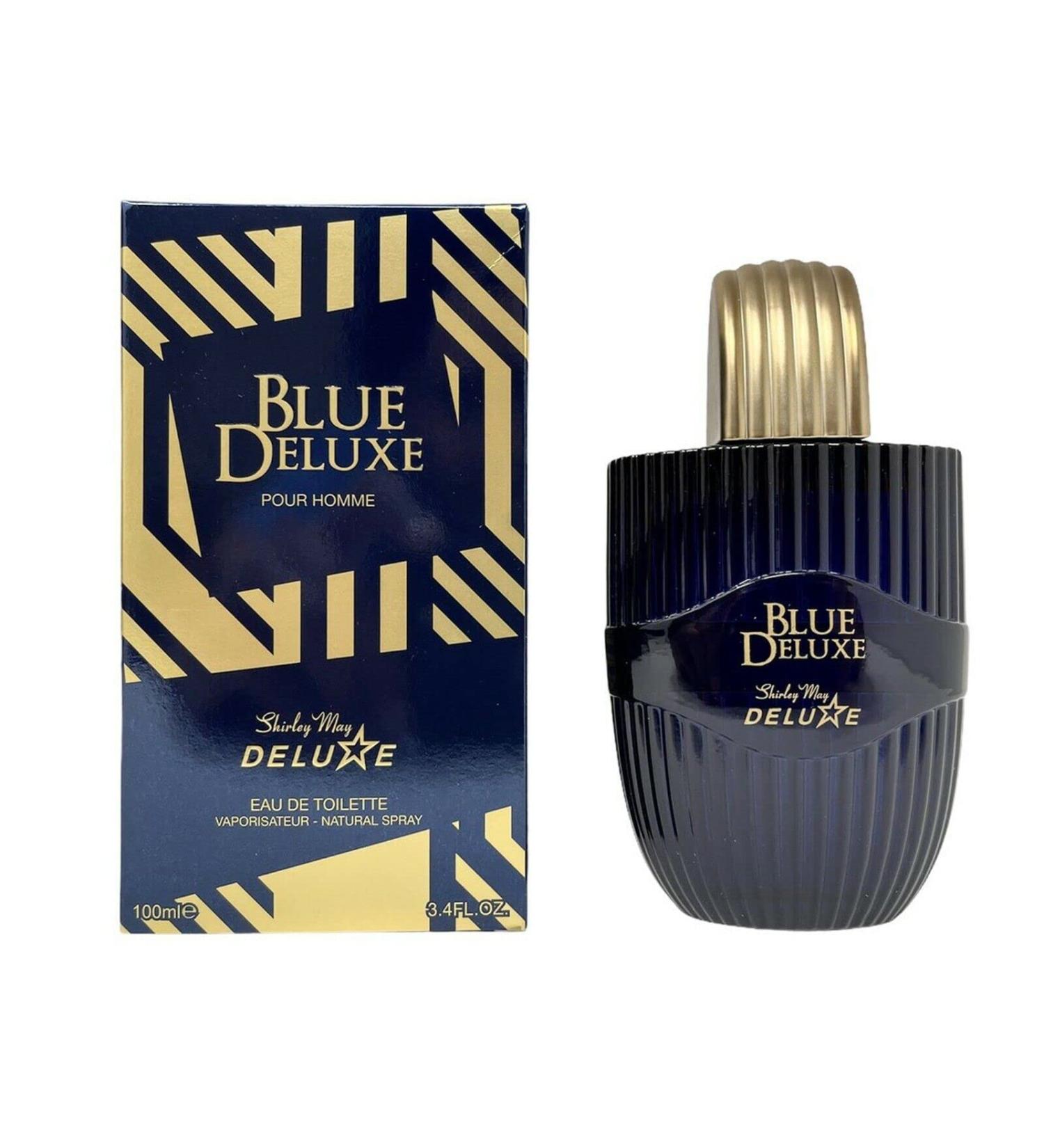 SHIRLEY MAY Deluxe Blue Deluxe For Men Eau de Toilette 3.4 fl. oz. EDT For Men - Buy Online on GoSupps.com