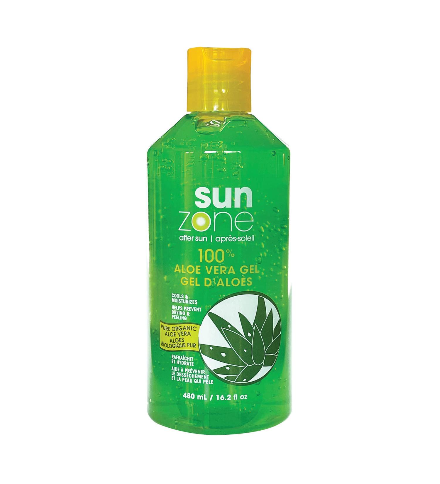 SunZone Aloe Vera Gel 16 Ounce - Buy Online on GoSupps.com