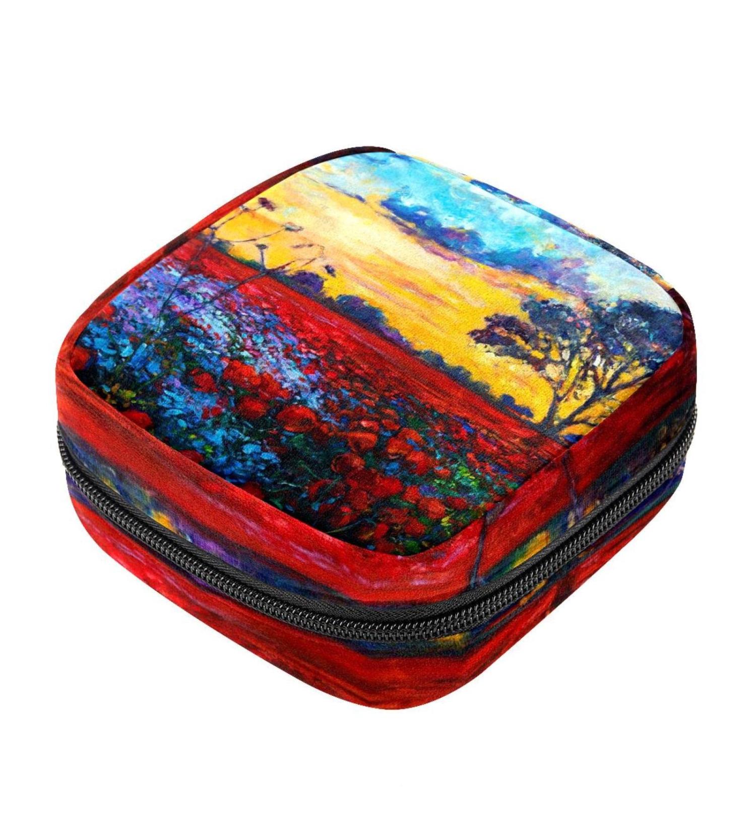 Portable Women's Menstrual Cup & Napkin Storage Bag - Zippered for Teens & Women | Eco-Friendly & Stylish - Buy Online on GoSupps.com