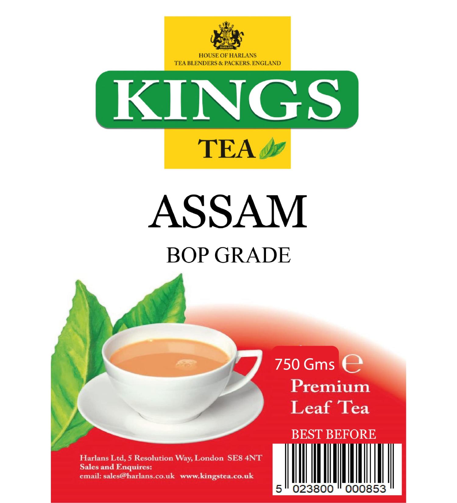 KINGS TEA ASSAM BOP GRADE LARGE LEAF LOOSE TEA 750 Gms - Buy Online on GoSupps.com
