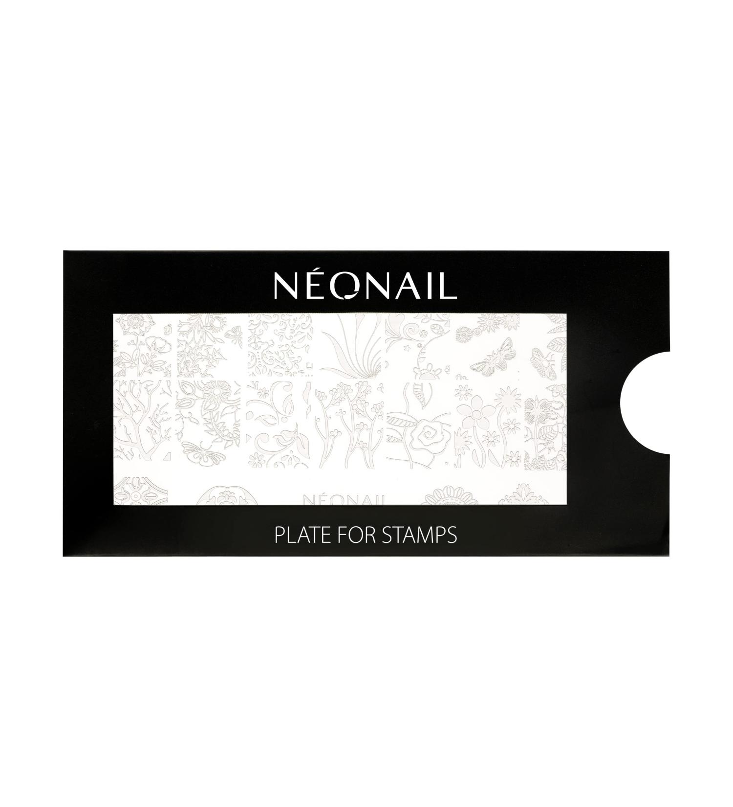 Neonail Stamping Plate 09 - Premium Nail Art Stamp for Stunning Nail Designs - Perfect for French Nails & Creative Nail Arts - Buy Online on GoSupps.com