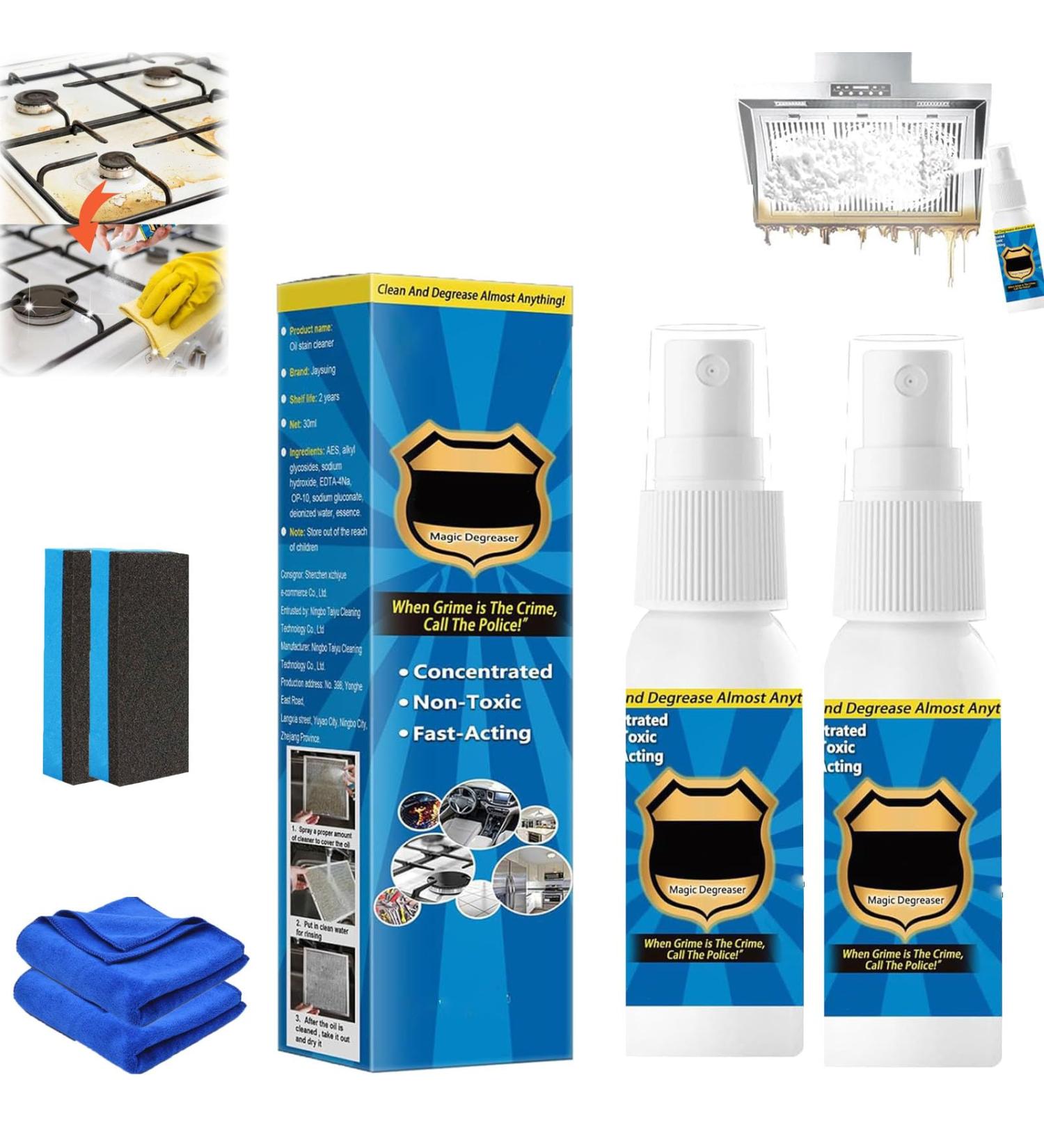 Proemptli Magic Degreaser Cleaner Spray Kitchen Cleaner Spray Degreaser Multi Purpose Wash Free Cleaning Spray (2Pcs) - Buy Online on GoSupps.com