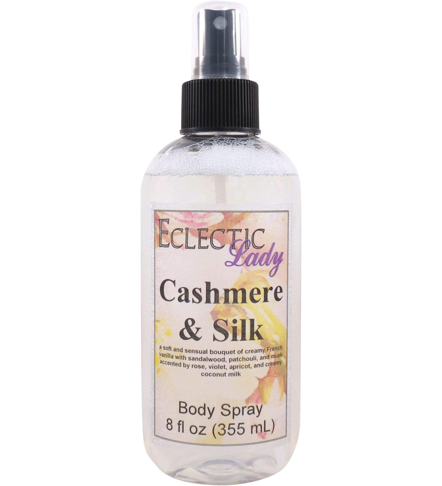 Cashmere and Silk Body Spray (Double Strength) 8 ounces Body Mist for Women with Clean Light & Gentle Fragrance Long Lasting Perfume with Comforting Scent for Men & Women Cologne with Soft 8 Fluid Ounces (Double Strength) - Buy Online on GoSupps.com