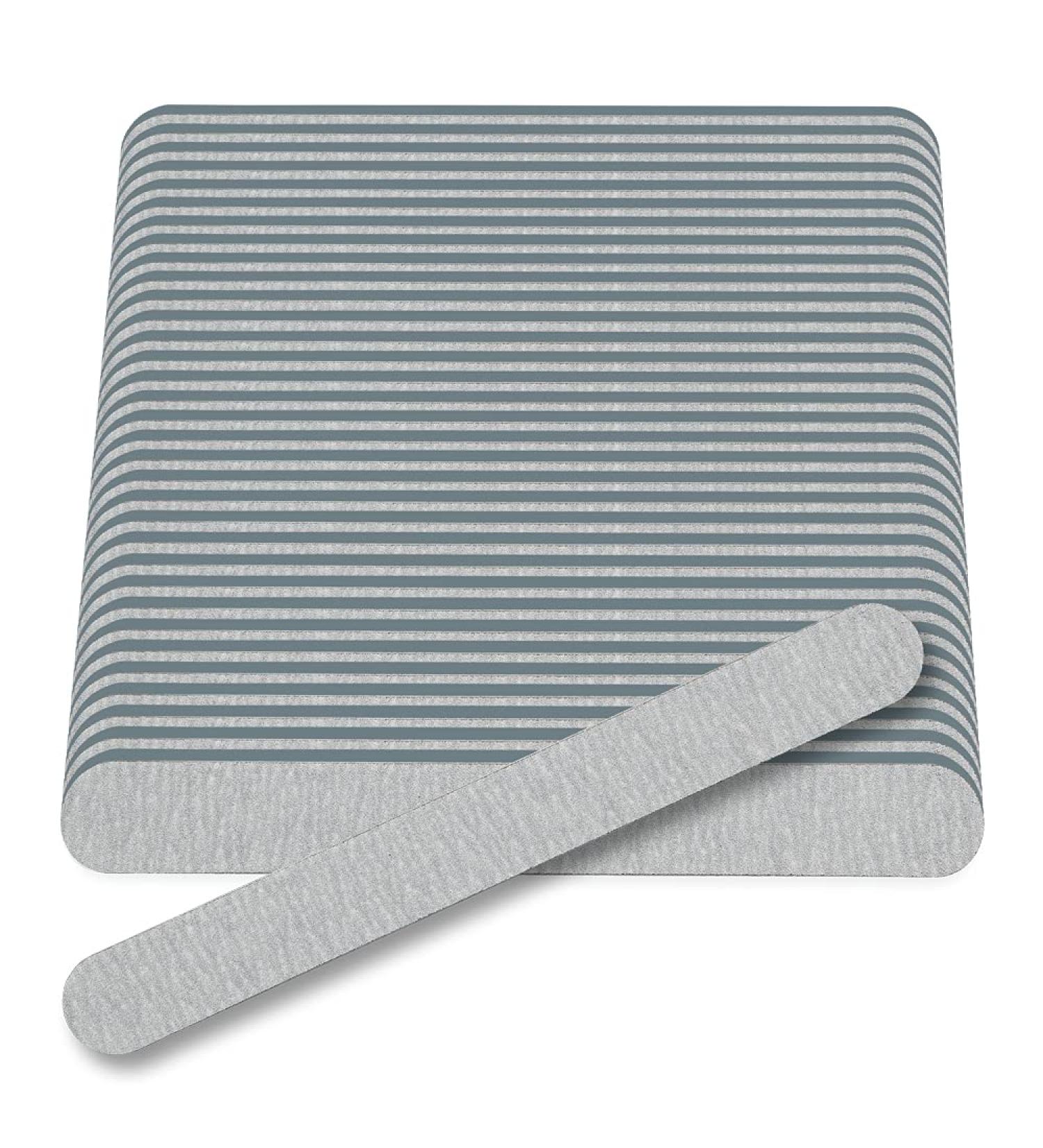 Flowery Disposable Nail File Cushion Core 100/180 Grit Silver - Pack of 100 - Buy Online on GoSupps.com