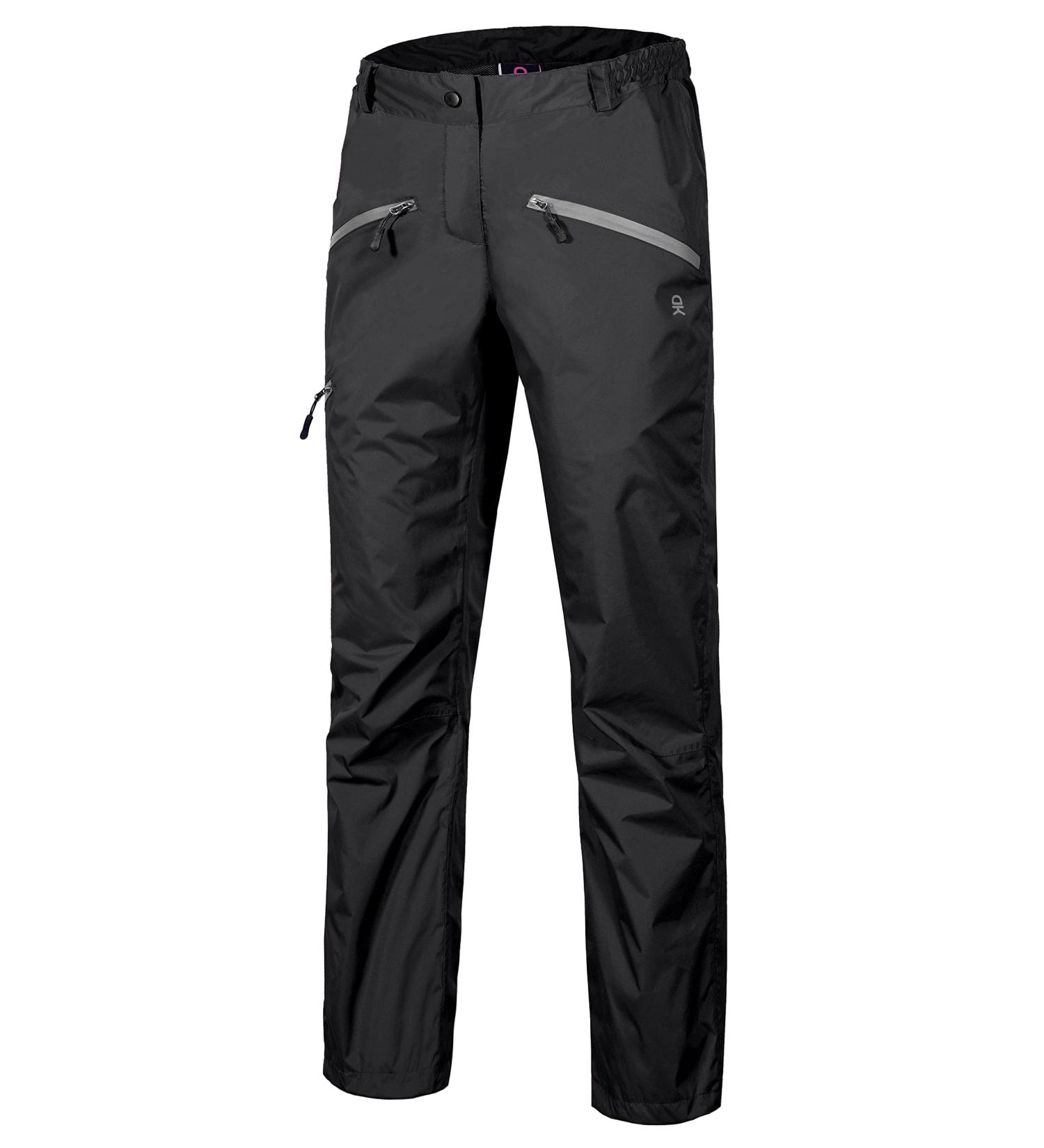 Little Donkey Andy Women's Waterproof Breathable Rain Pants - Black, Small | Outdoor Hiking & Fishing Gear - Buy Online on GoSupps.com