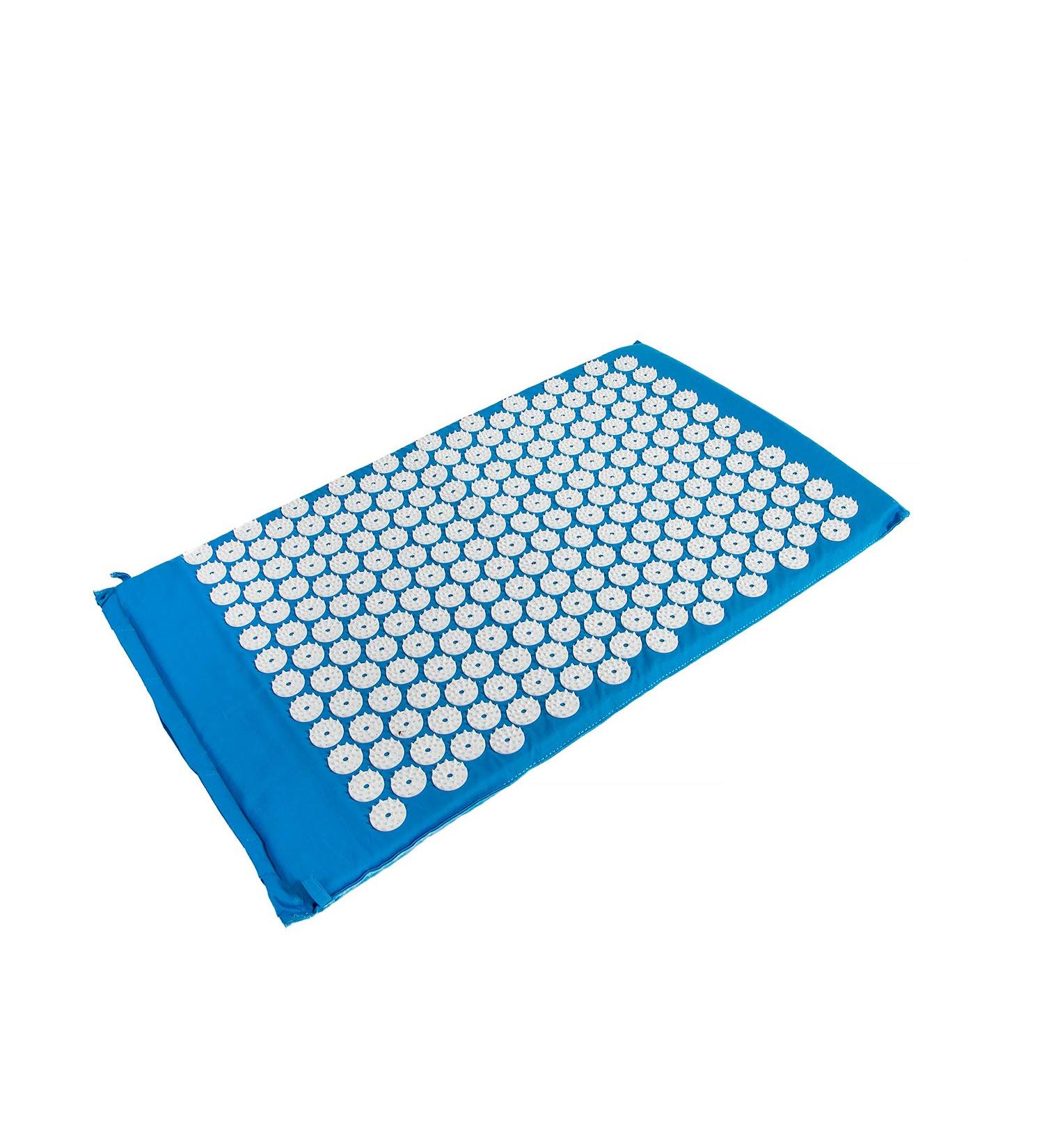 Acupressure Mat for Better Blood Circulation | Needle Mat YantraMatte Yoga & Massage Relaxation Mat - Blue - Buy Online on GoSupps.com
