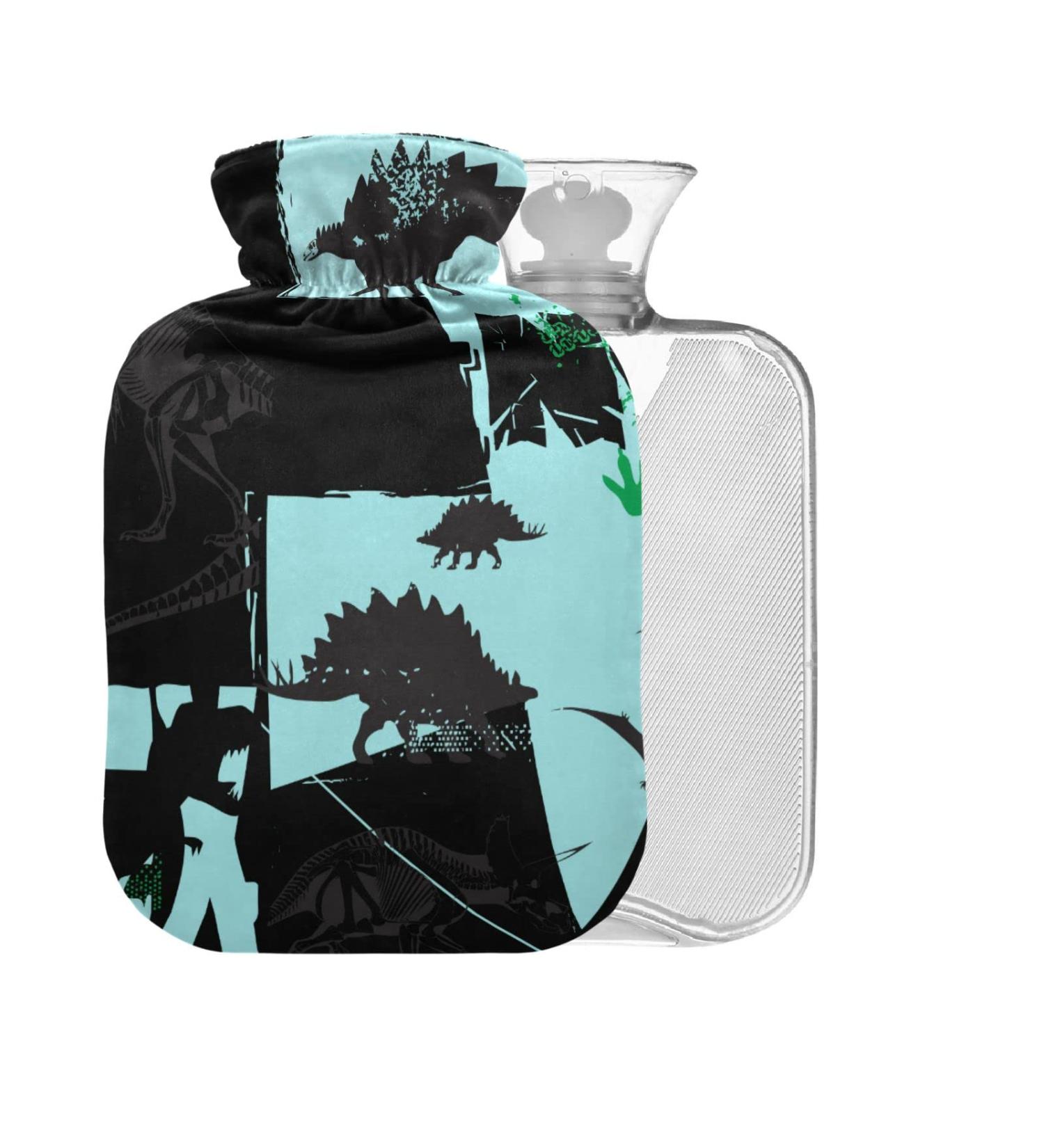 Dinosaur Heat Bottle 2L - BAP-Free Large Hot Water Bag for Pain Relief & Hot/Cold Therapy - Buy Online on GoSupps.com