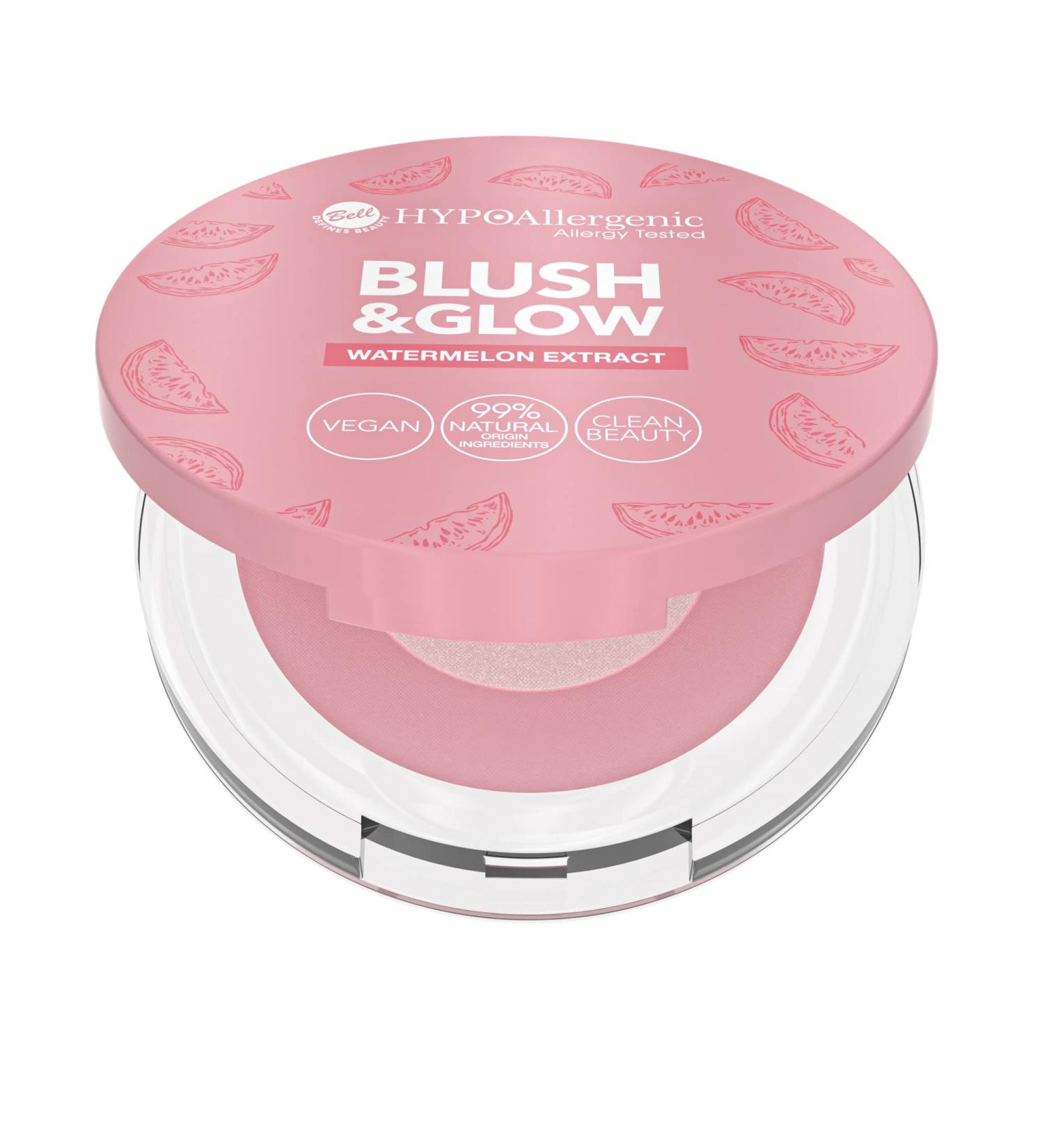 BELL DEFINES BEAUTY Bell Blush & Glow Hypoallergenic Vegan and Allergy Tested Face Powder 9g