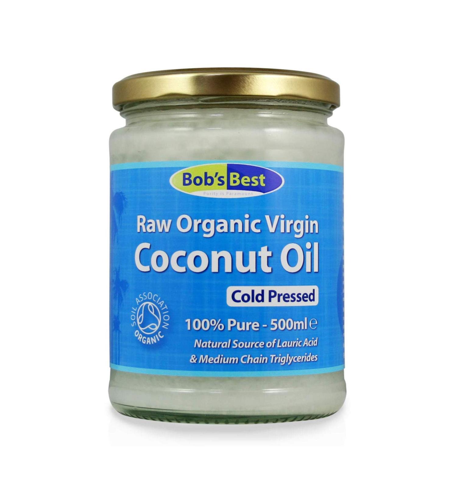 Organic Virgin Coconut Oil - 500ml by Bobbys Healthy Shop - Buy Online on GoSupps.com
