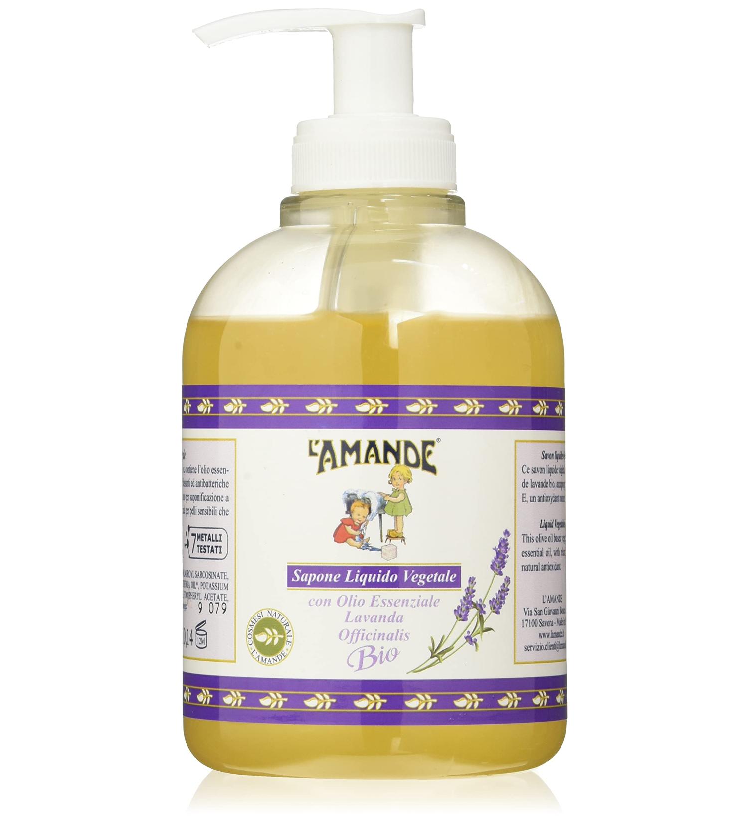 L'Amande LAmande Liquid Soap Lavender Officinalis Organic 300 ml - Buy Online on GoSupps.com