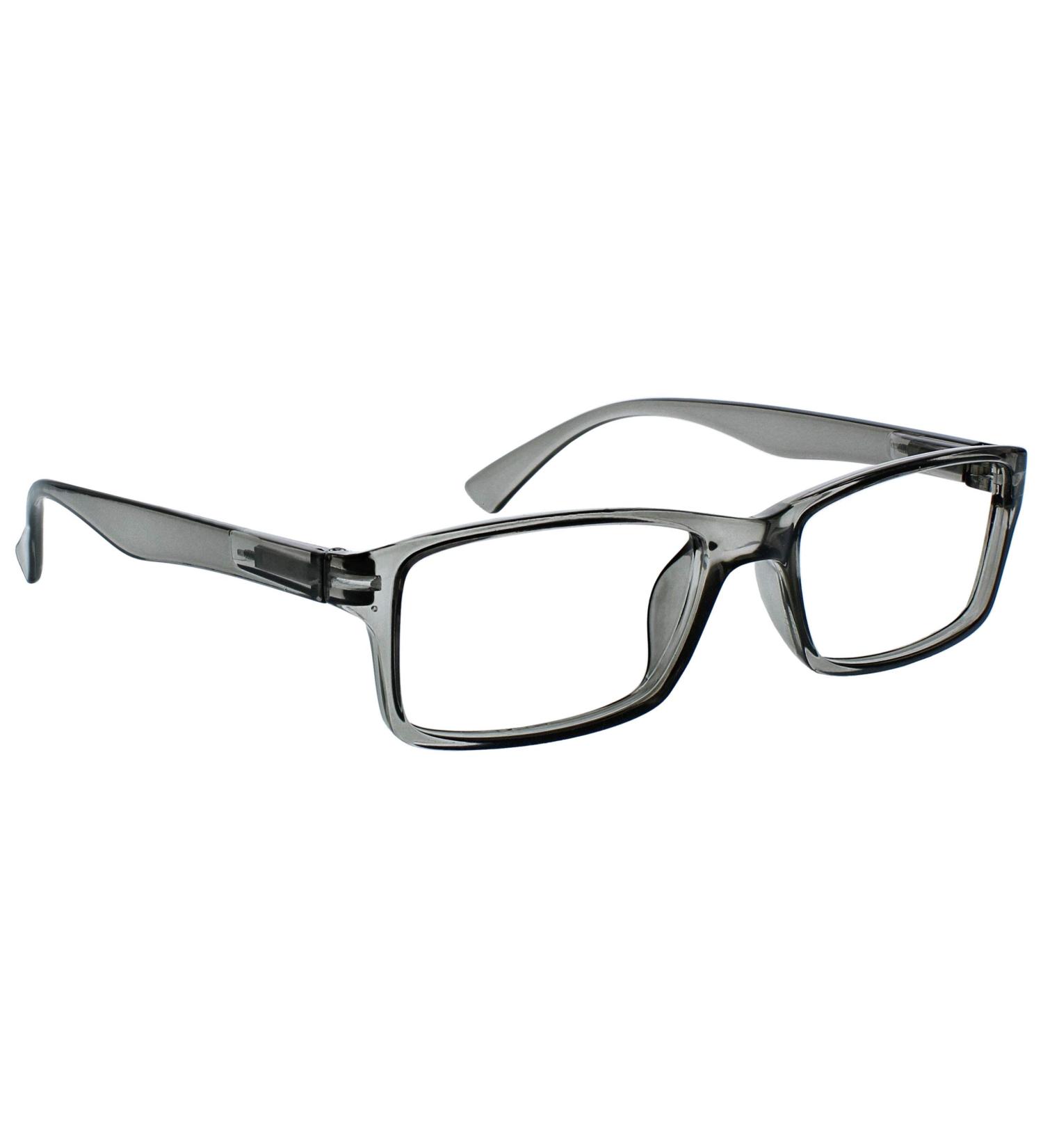 The Reading Glasses Company Grey Readers Designer Style Mens Womens R92-7 +2.00 +2.00 Magnification Grey