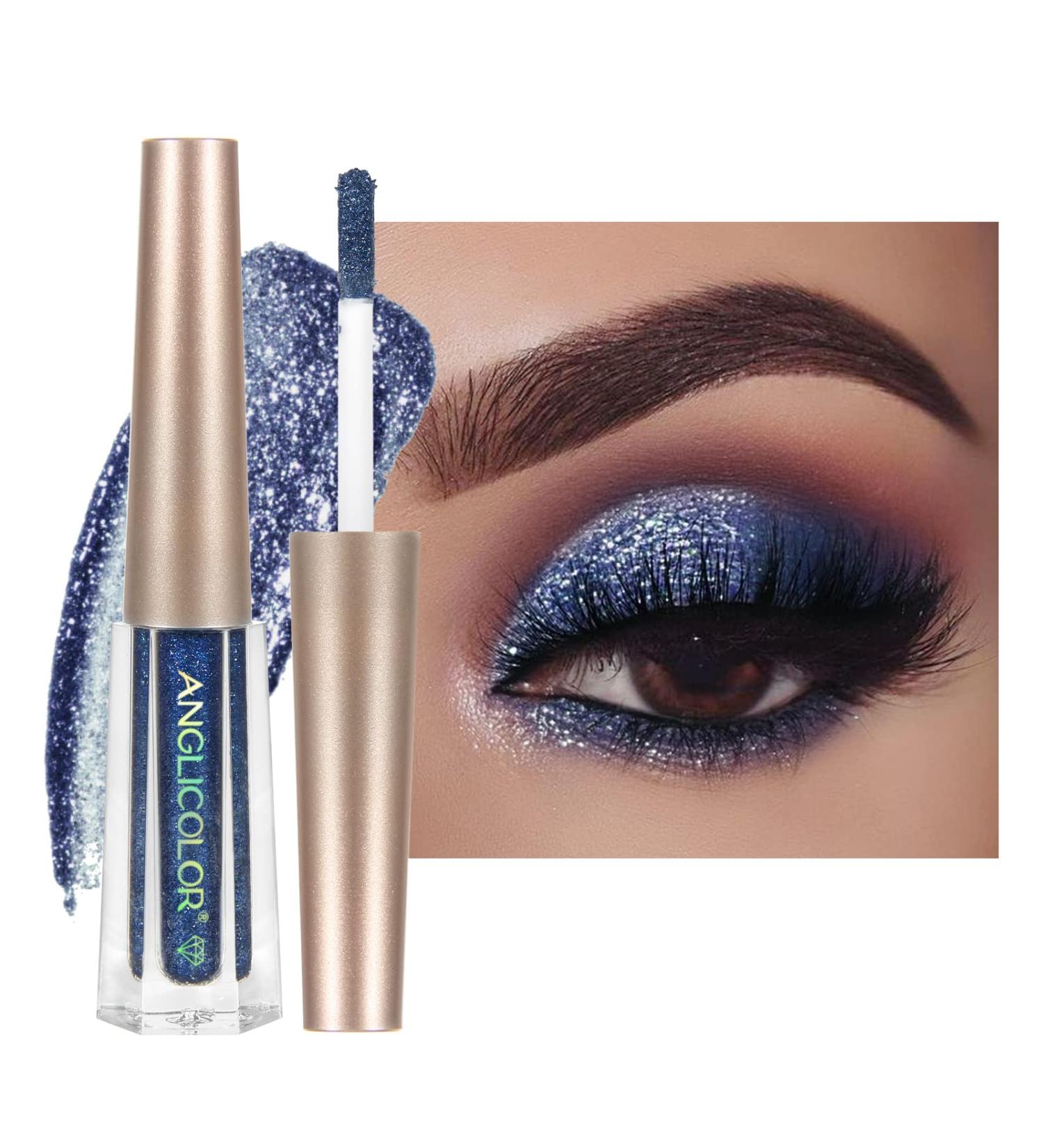 Anglicolor Glitter Eyeshadow Liquid Gel - Highly Pigmented Vegan Makeup (#17) - Buy Online on GoSupps.com