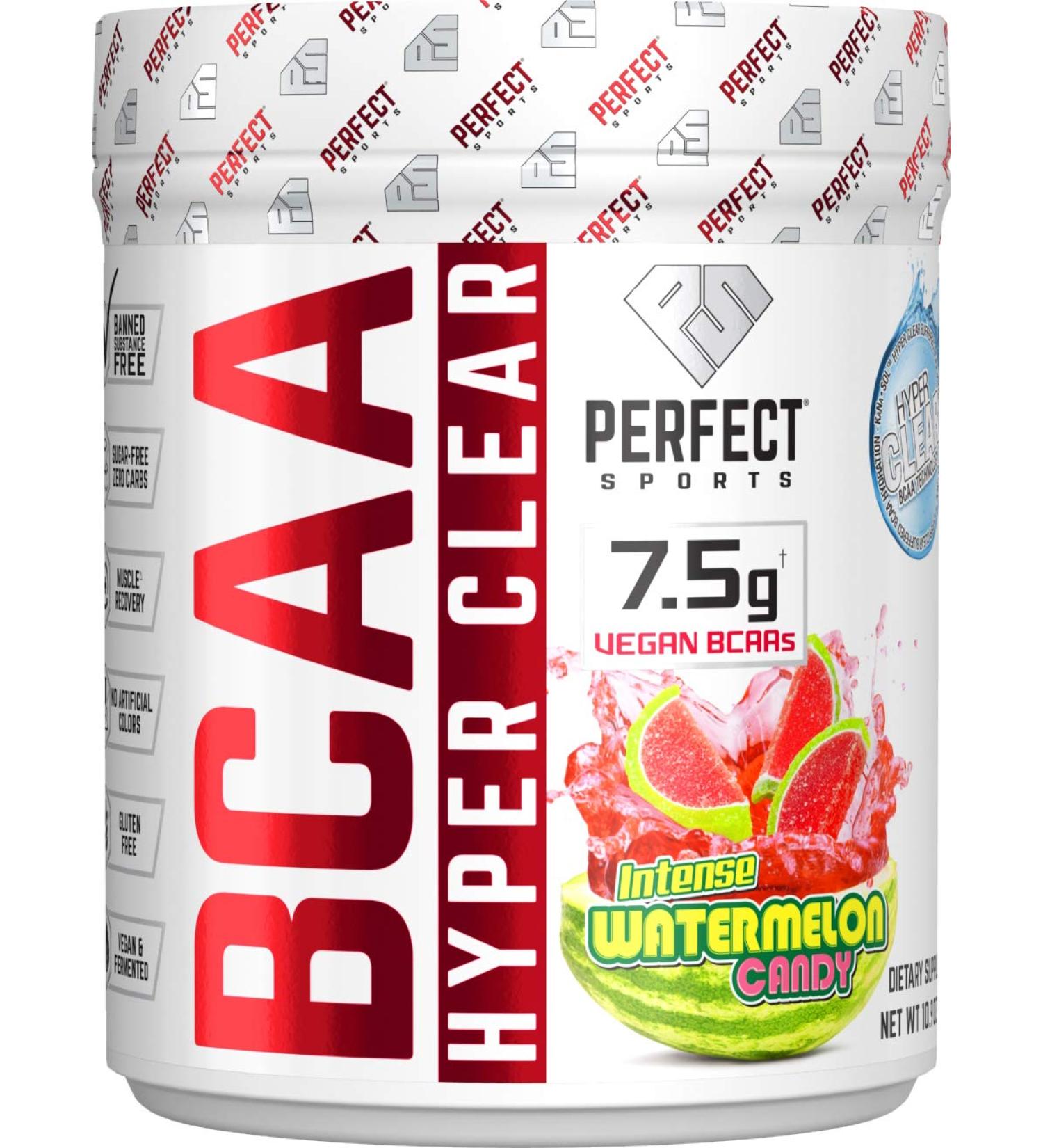 Buy PERFECT SPORTS BCAA Hyper Clear - 7.5G Vegan BCAAs 310G Intense Watermelon | International Shipping Available - Buy Online on GoSupps.com