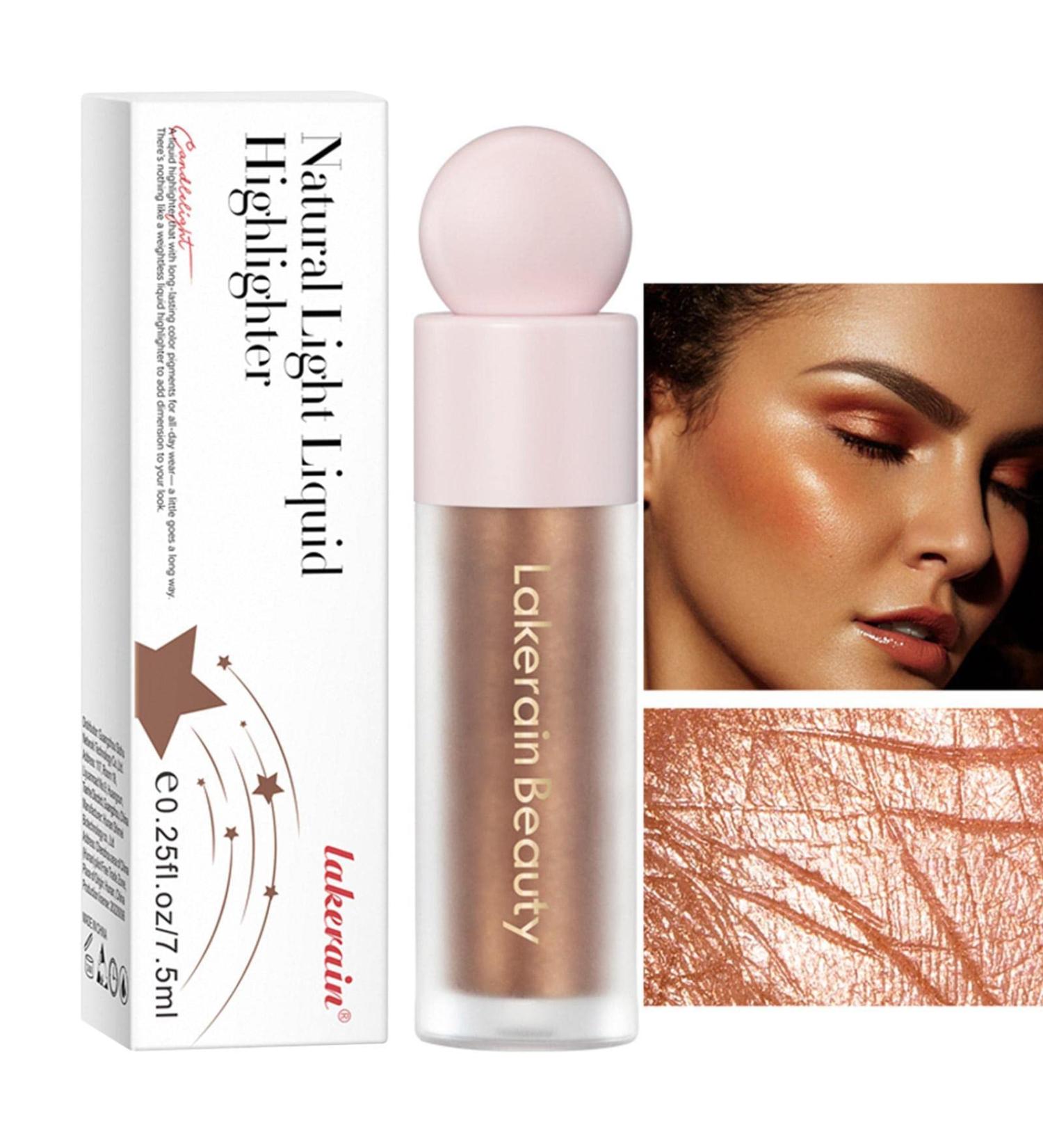 Face Body Highlighter - 2.4oz Liquid Face Highlight Waterproof Pearlescent Shades Long Lasting Bronzer Facial Outline Trimmer for Leg Shakven 4# - Buy Online on GoSupps.com