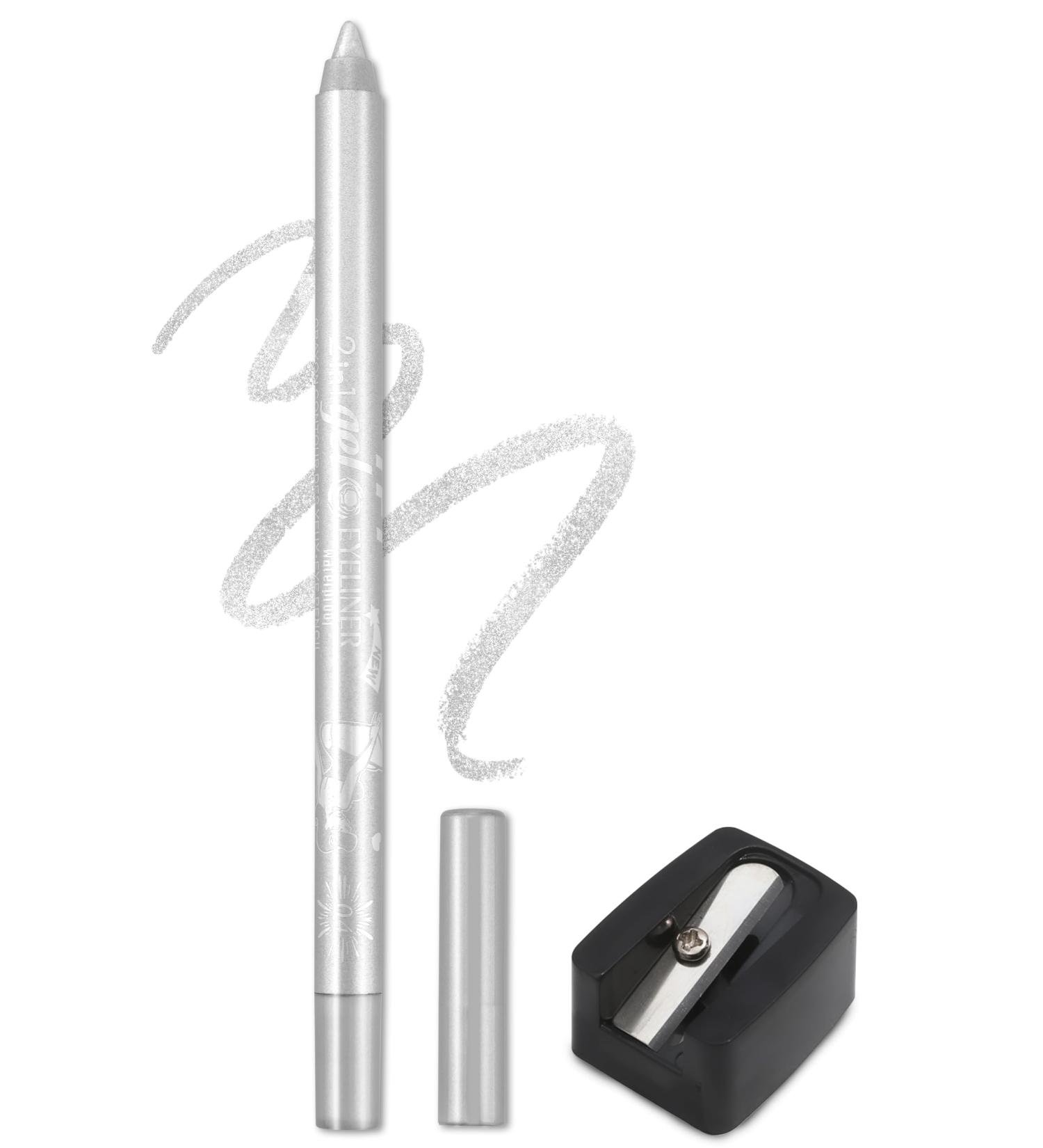  Jutqut Glitter gel eyeliner - Silver - Waterproof - Long-lasting - Tattoo effect - Metallic smooth cream - For women - Buy Online on GoSupps.com