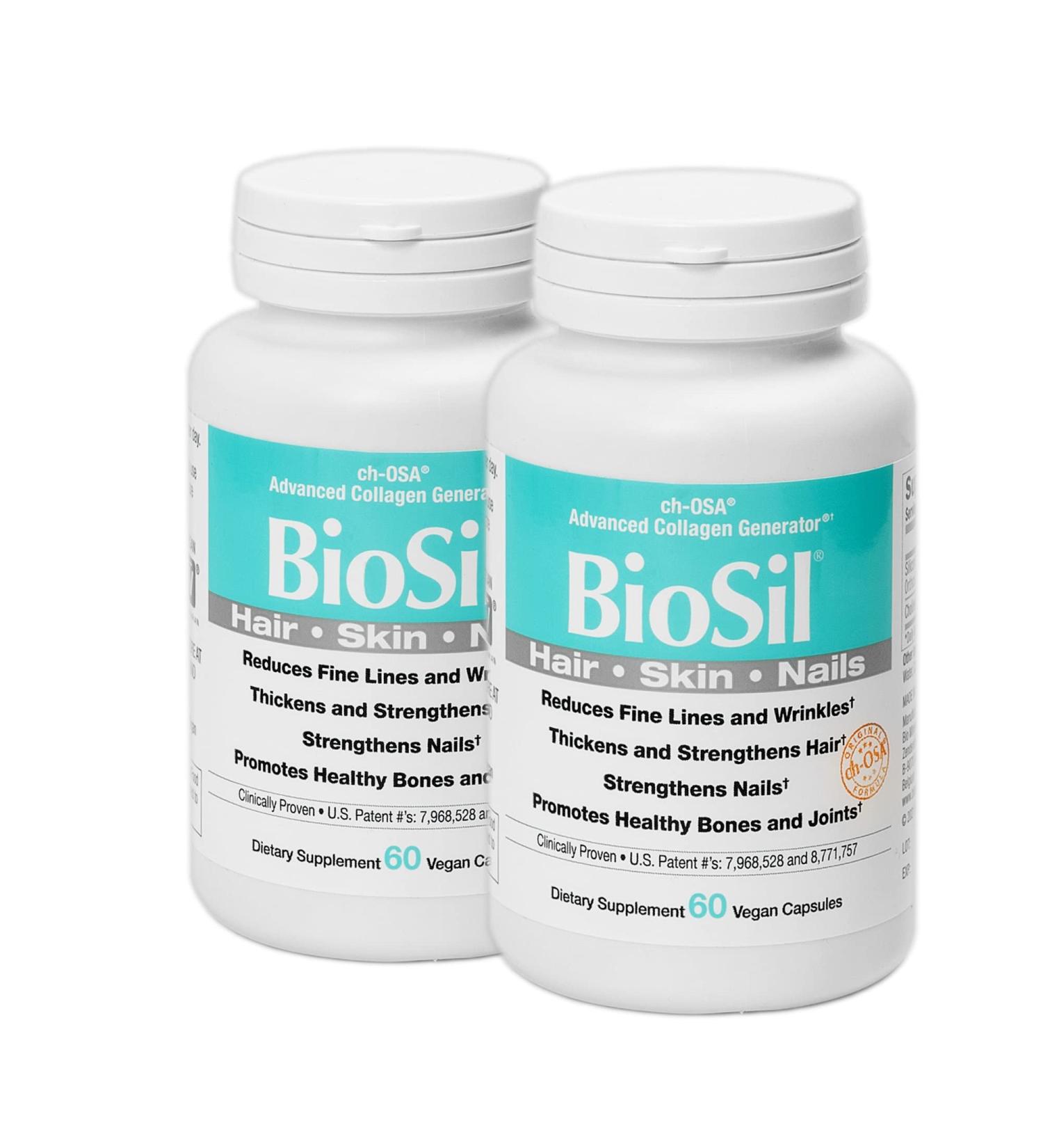 BioSil by Natural Factors - Advanced Collagen Generator, 60 Veg Capsules - Buy Online on GoSupps.com