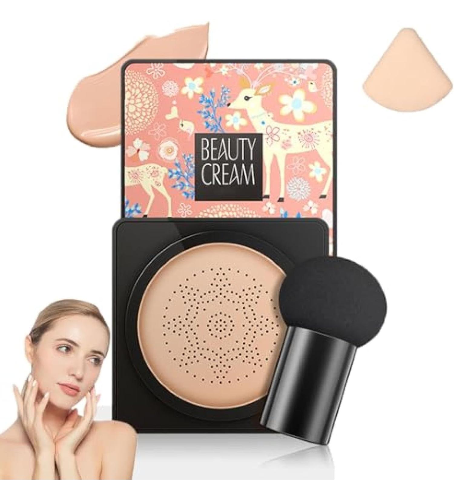 Linasi Clear Cover Beauty Cream - Air Cushion CC Cream Moisturizing Concealer Long Lasting Makeup B-Natural - Buy Online on GoSupps.com