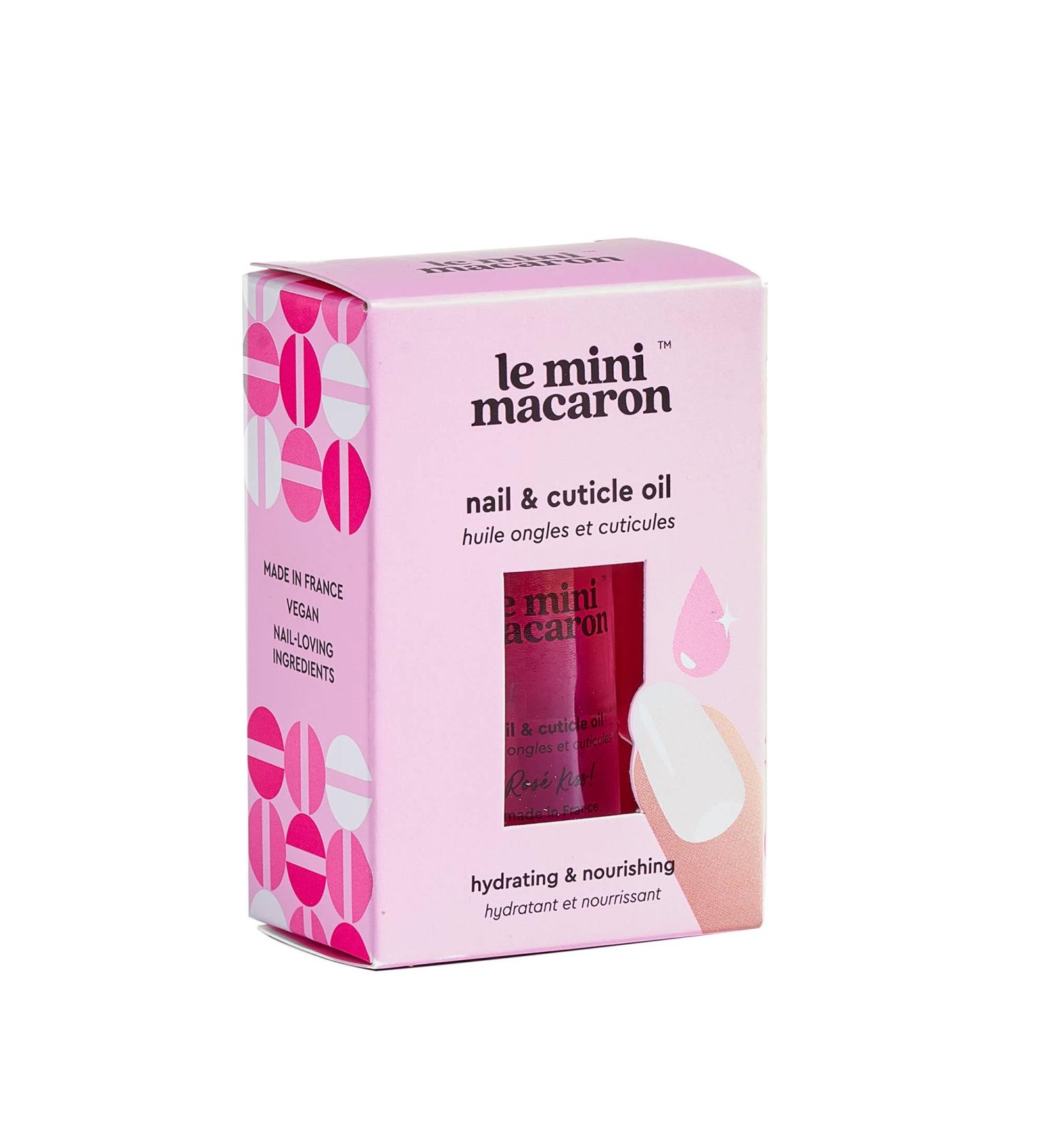 Le Mini Macaron Nail & Cuticle Oil Rich oil provides super-hydration for nails and cuticles 10ml - Buy Online on GoSupps.com