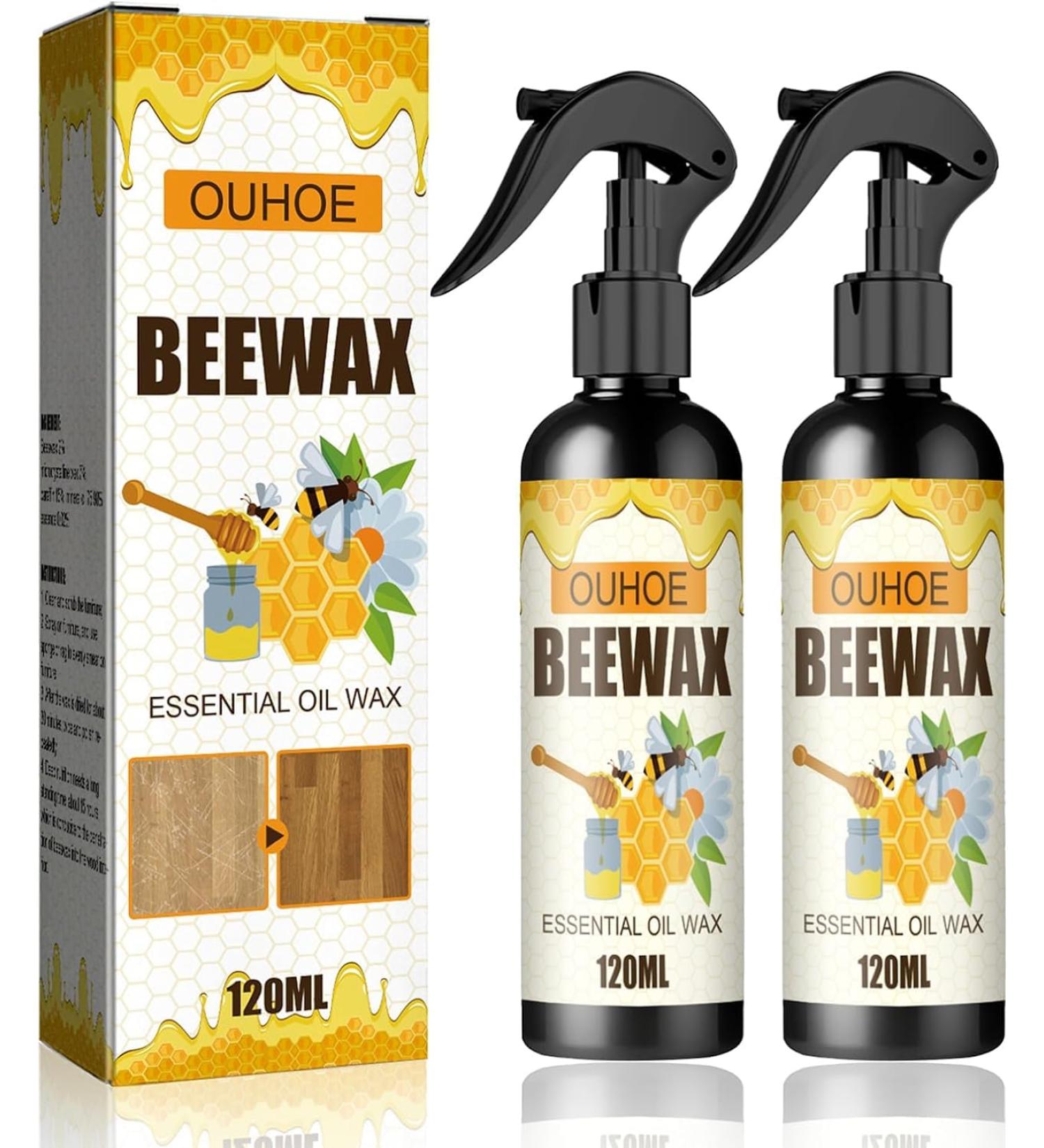 Natural Micro-Molecularized Beeswax Spray 120ml Beeswax Furniture Polish Beeswax Spray Cleaner Beeswax Spray Furniture Polish And Cleaner Furniture Polish Spray Beeswax Furniture Polish (2PC) - Buy Online on GoSupps.com