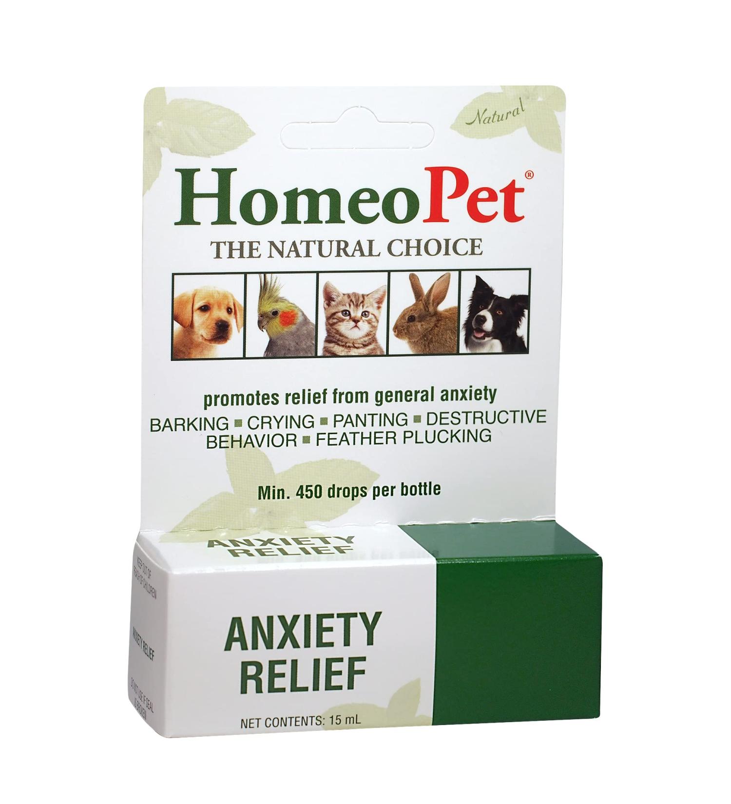 HomeoPet Anxiety Relief 15 ml | Natural Pet Calming Solution - Buy Online on GoSupps.com